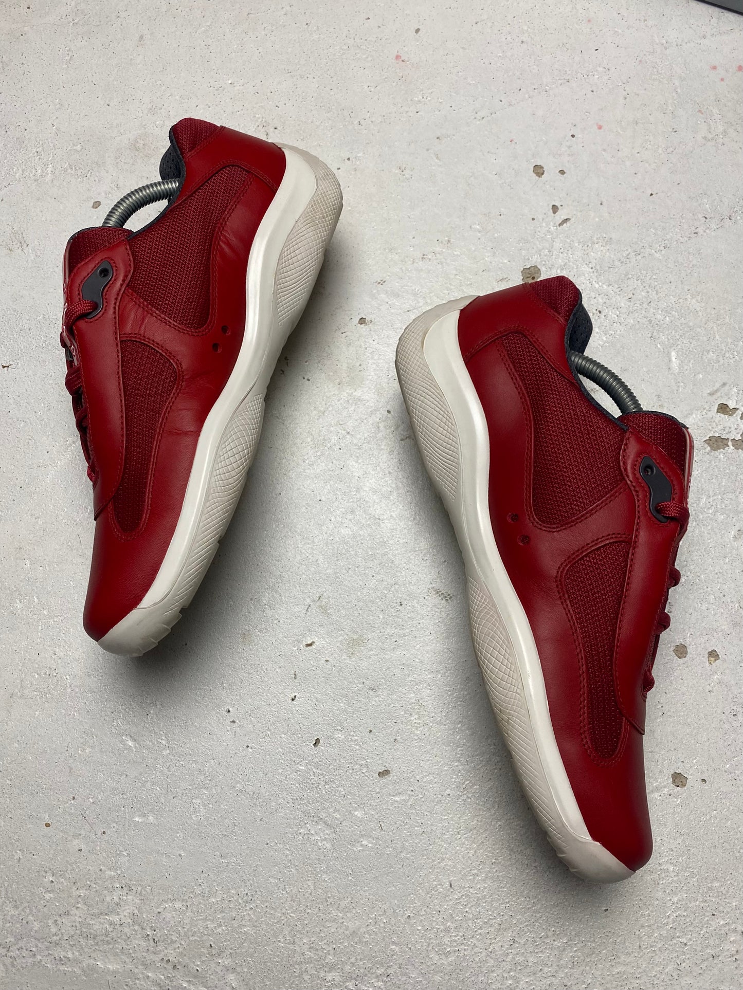 Prada Americas Cup Leather Trainers