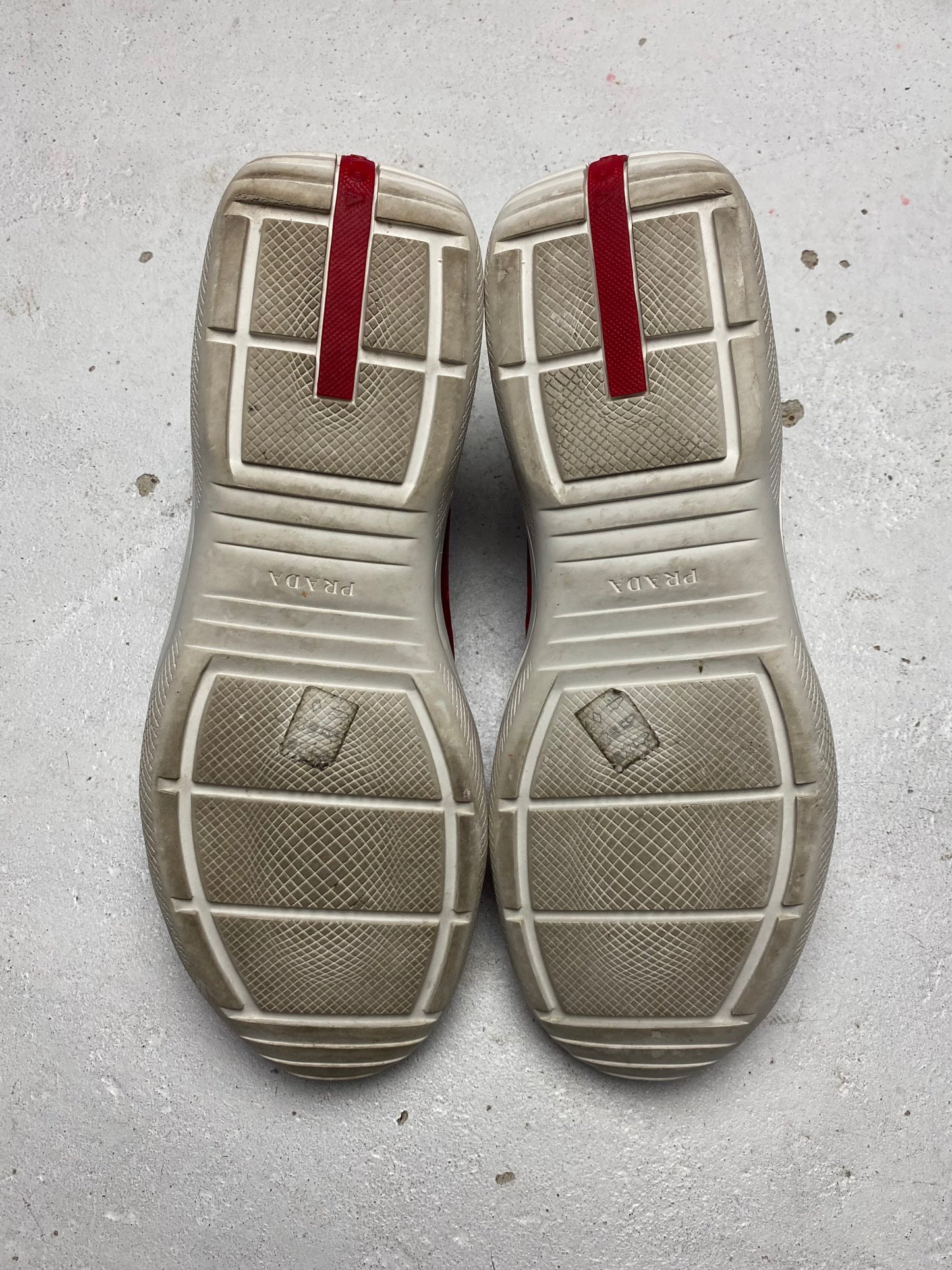 Prada Americas Cup Leather Trainers