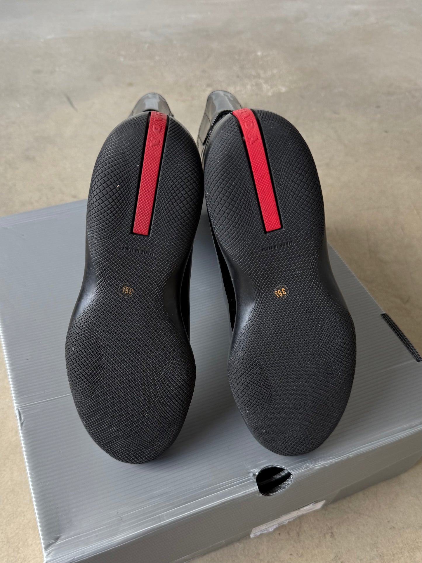 Prada Sport Patent Leather Boots