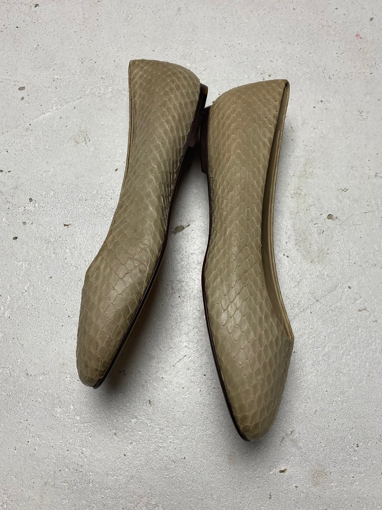 Prada Snakeskin Flats