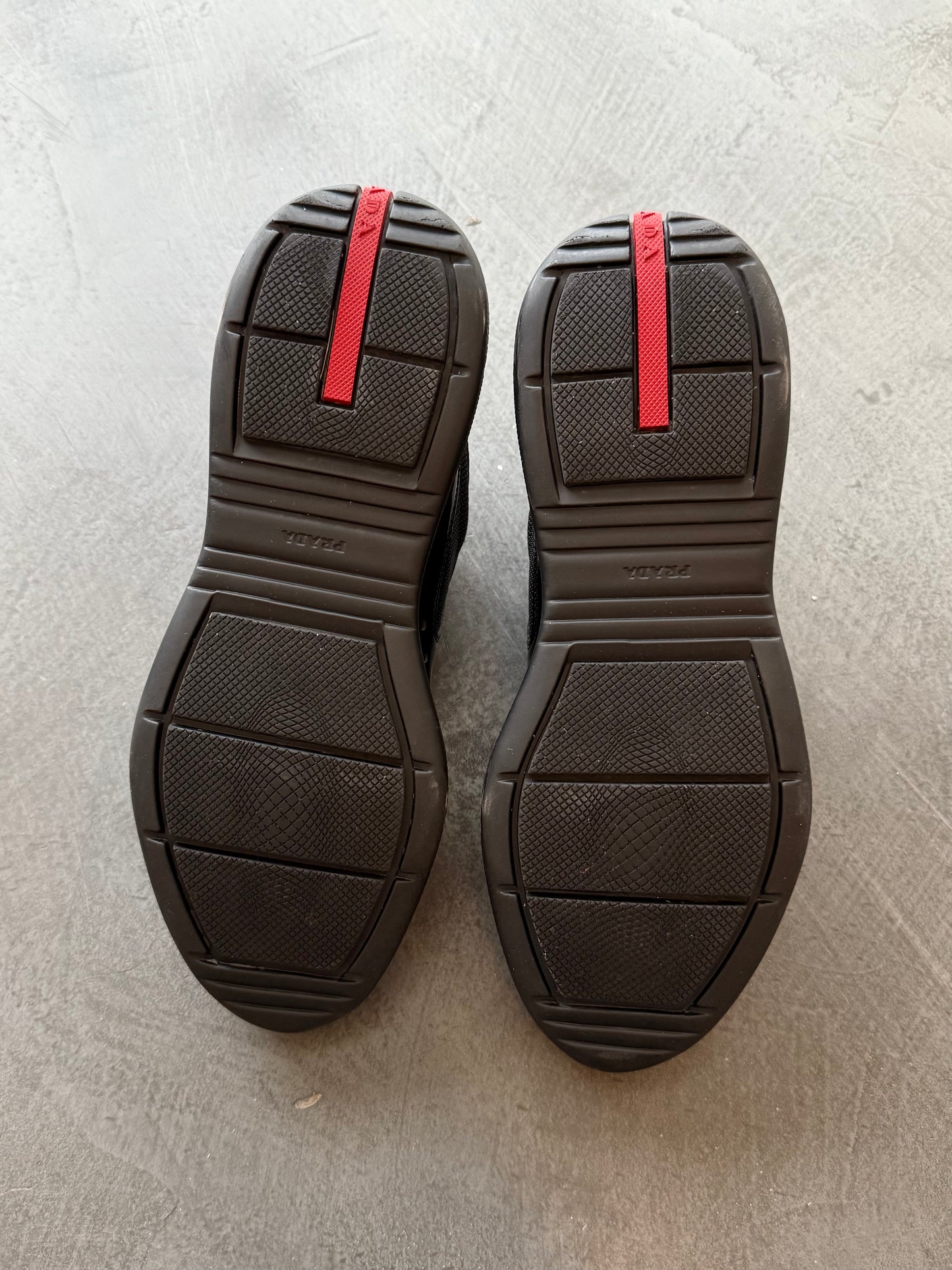 Prada Americas Cup Patent Trainers