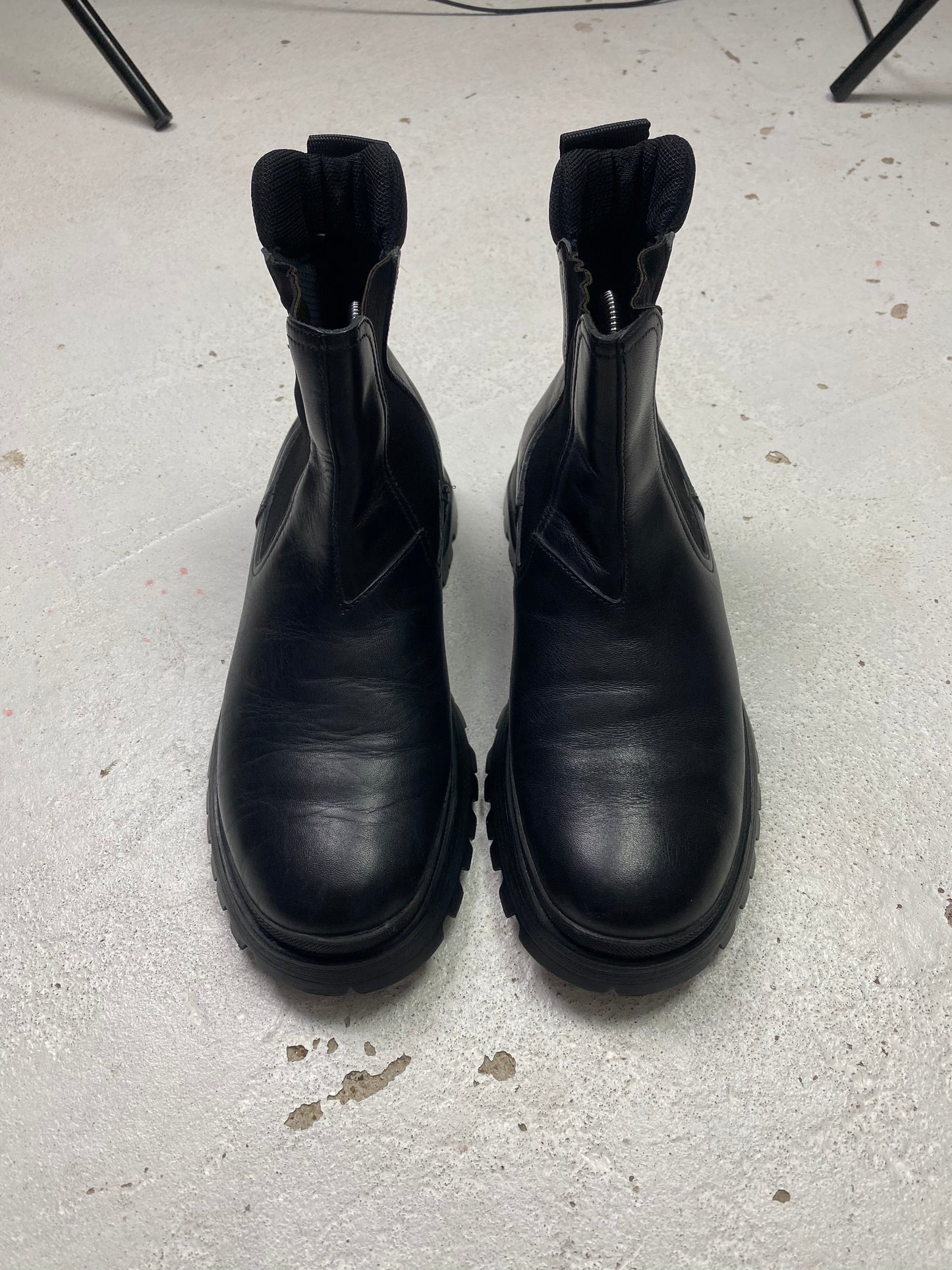 2004 Prada Sport Lug Sole Ankle Boots