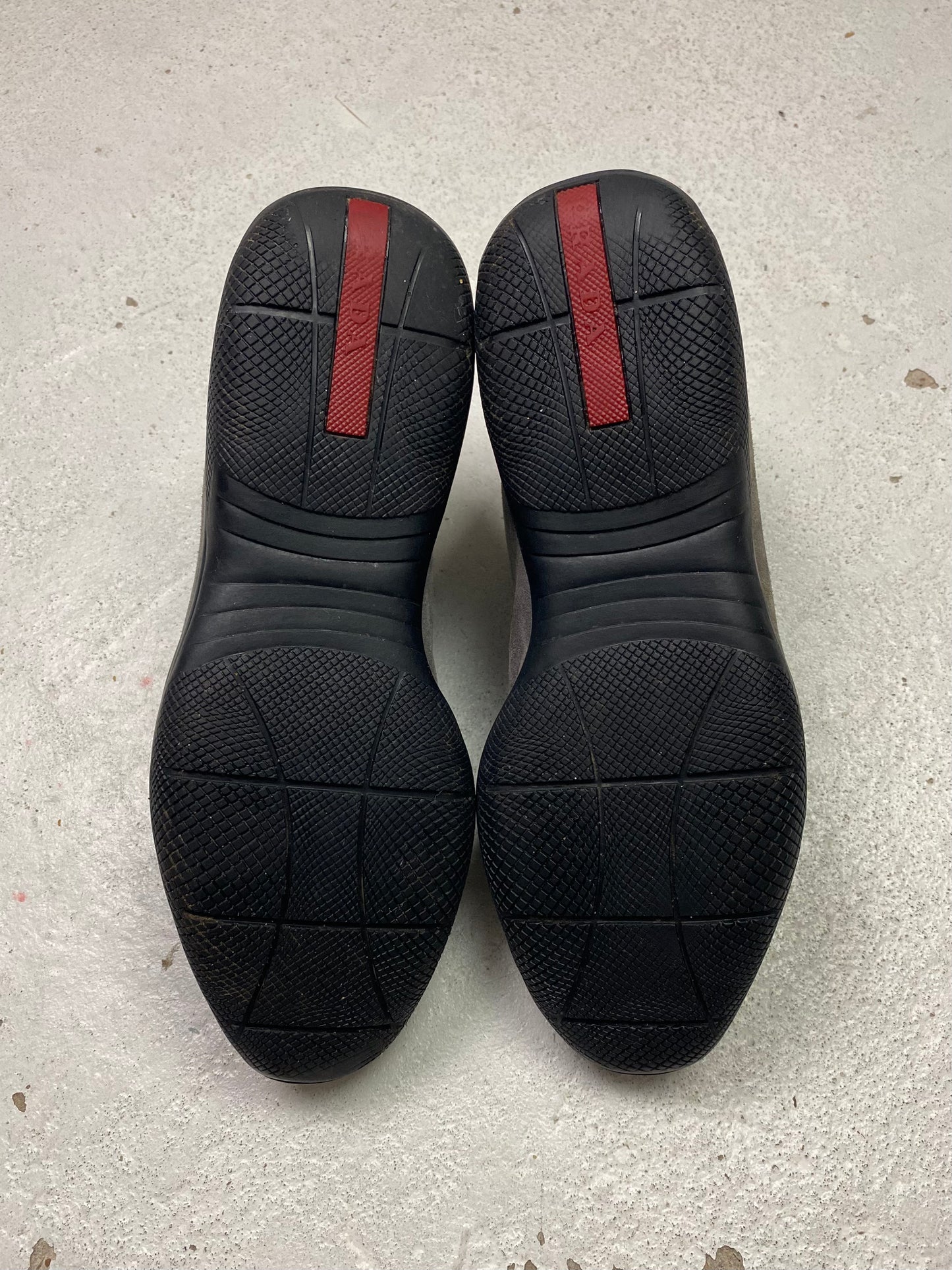 Prada Linea Rossa Suede Trainers