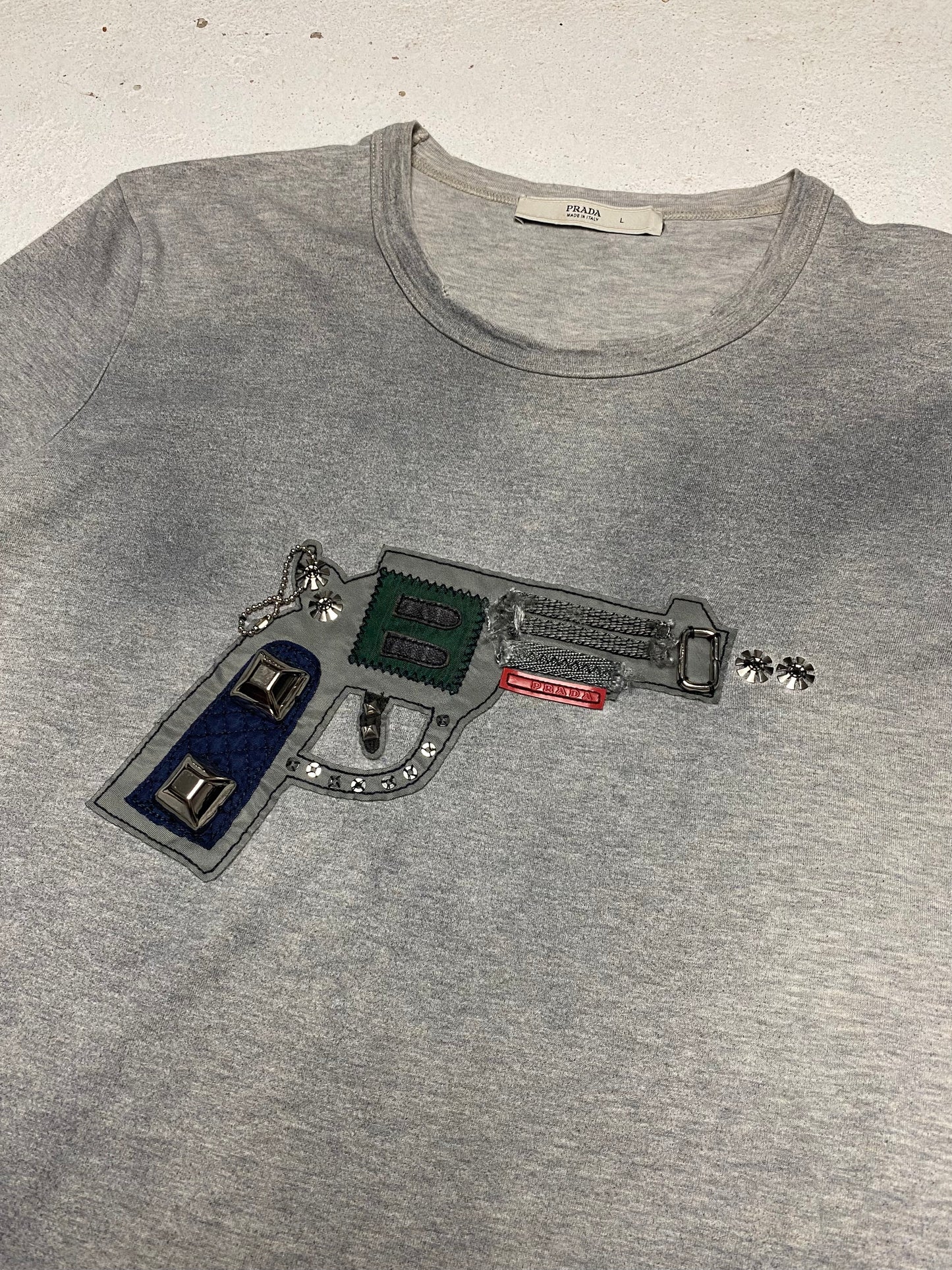 FW 04 Prada Collage Tshirt