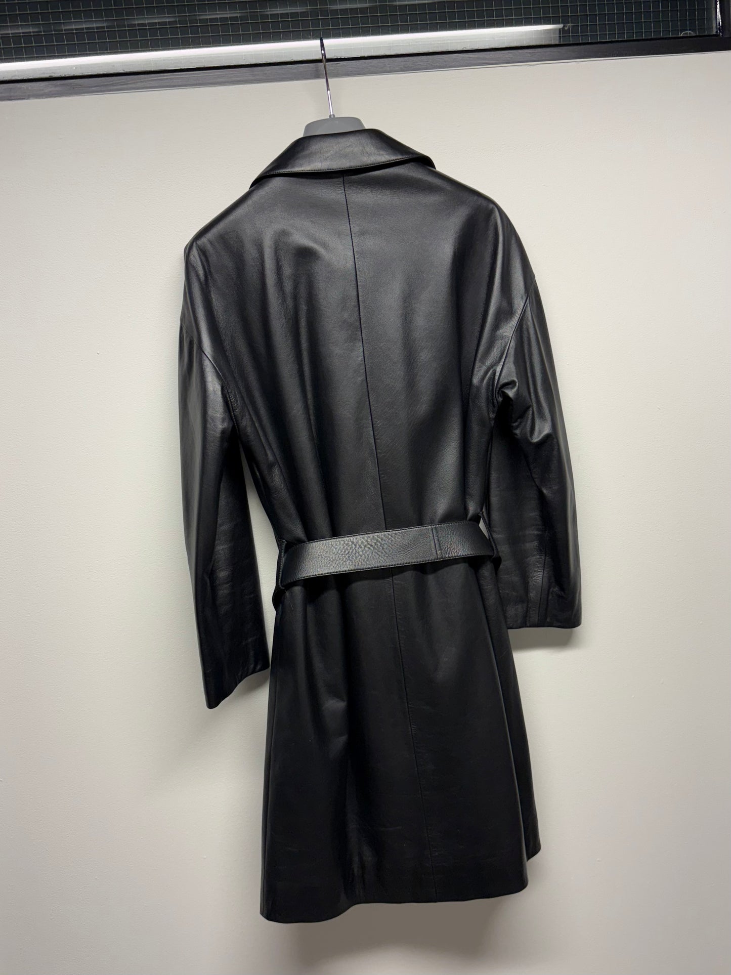 Prada Leather Trench Coat