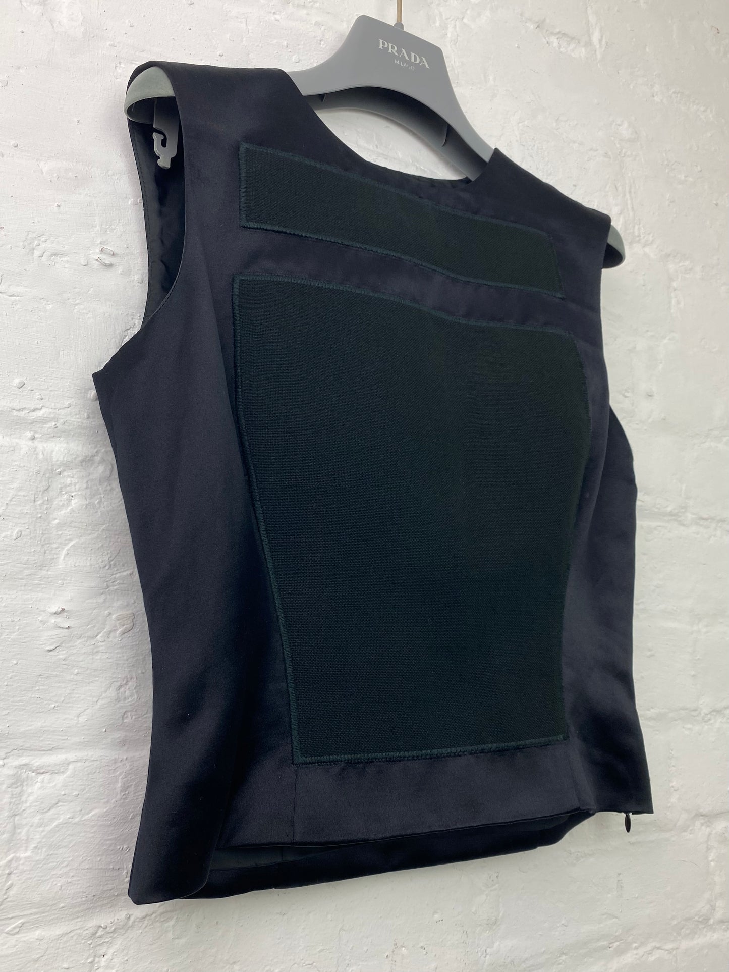 SS 98 Prada Silk & Linen Vest