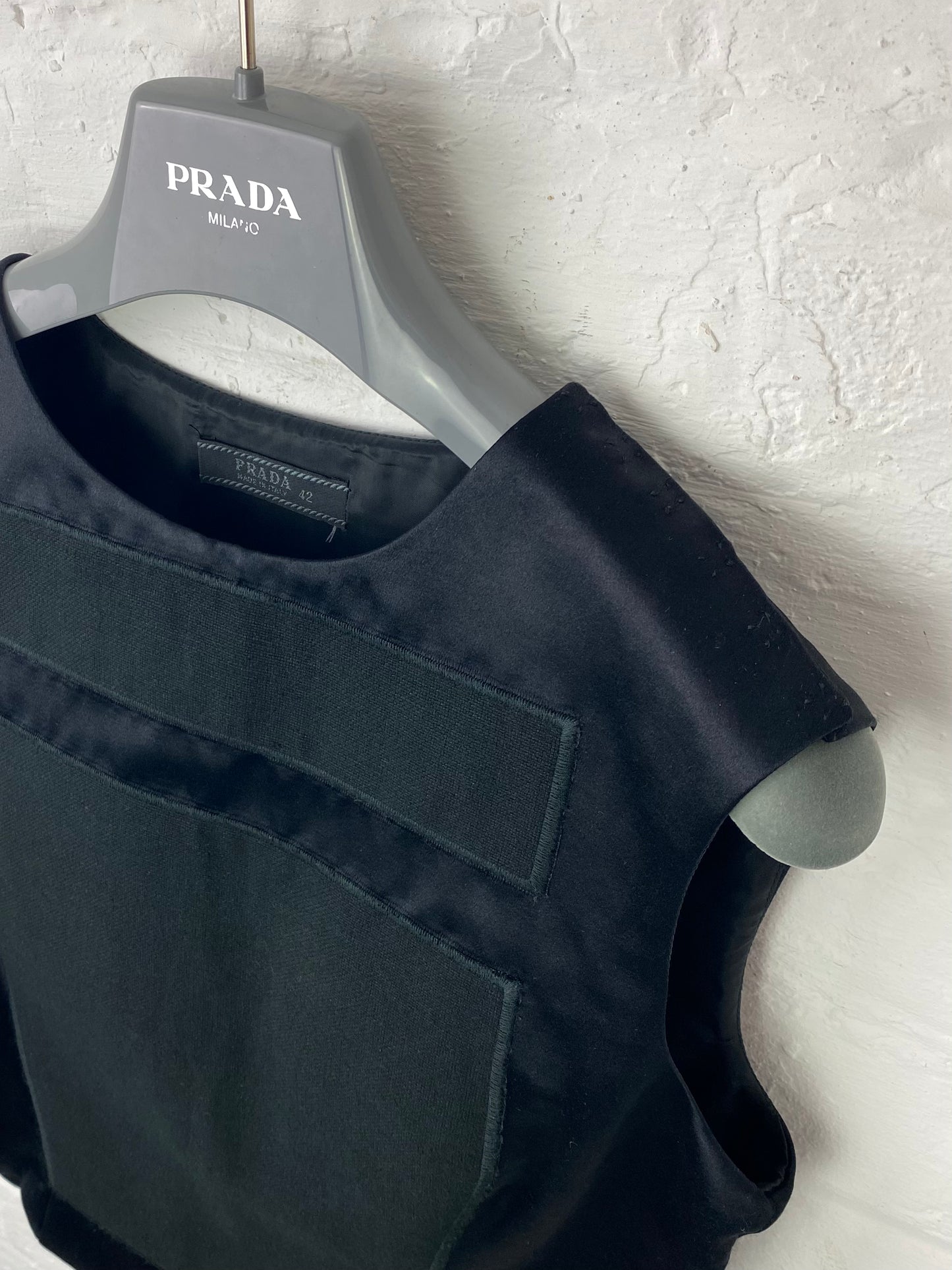 SS 98 Prada Silk & Linen Vest