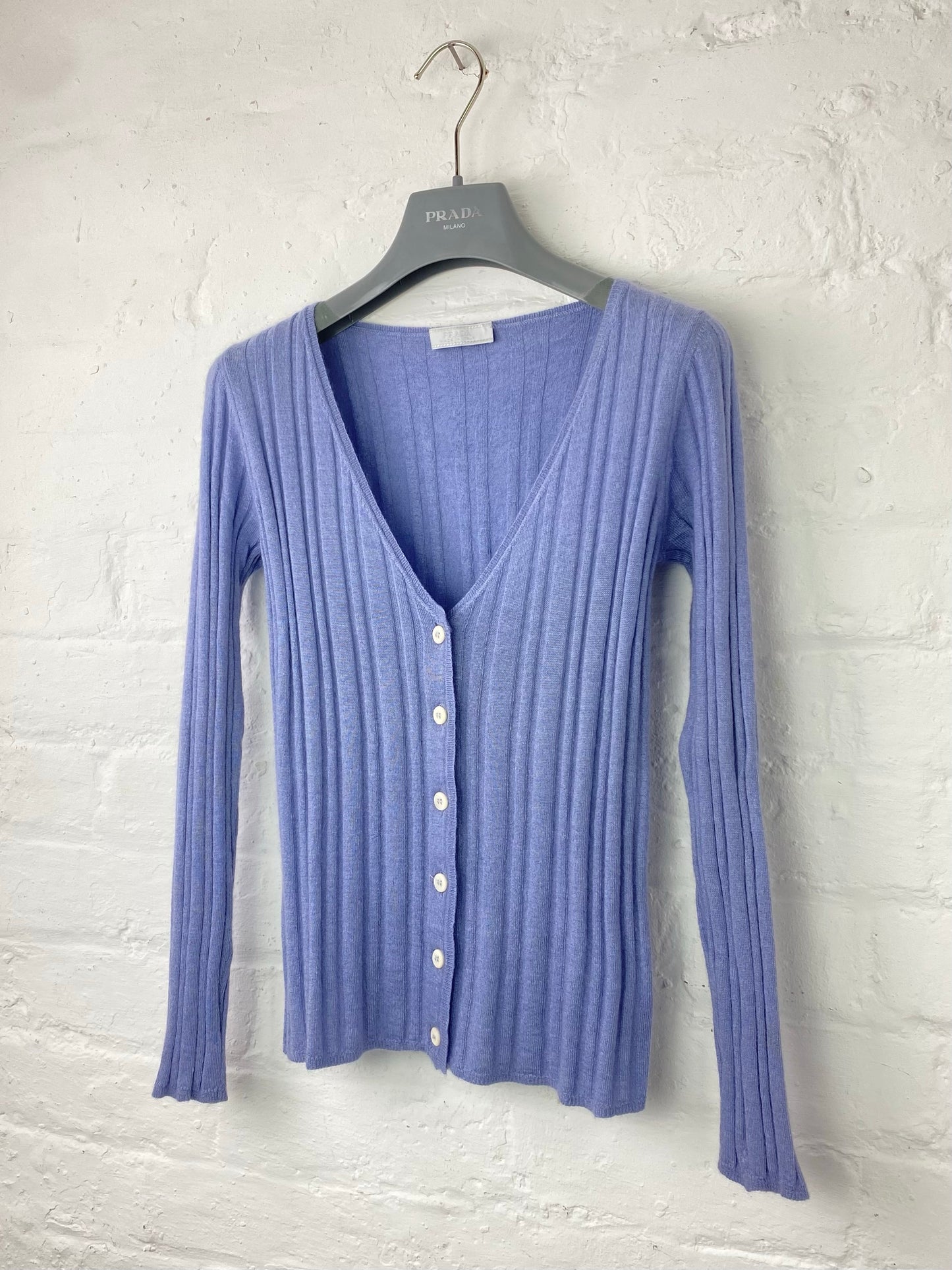 SS 00 Prada Silk & Cashmere Cardigan