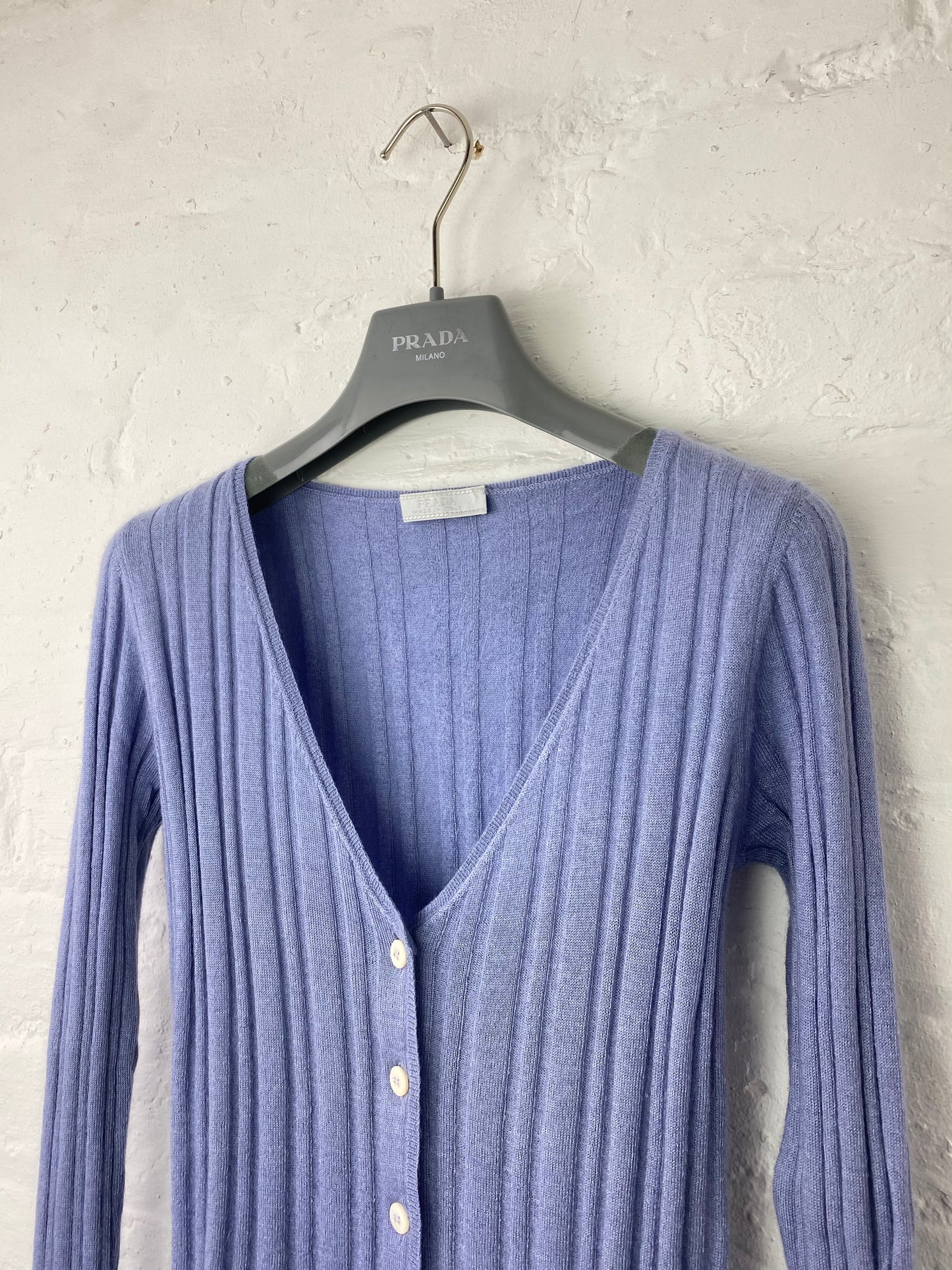 SS 00 Prada Silk & Cashmere Cardigan