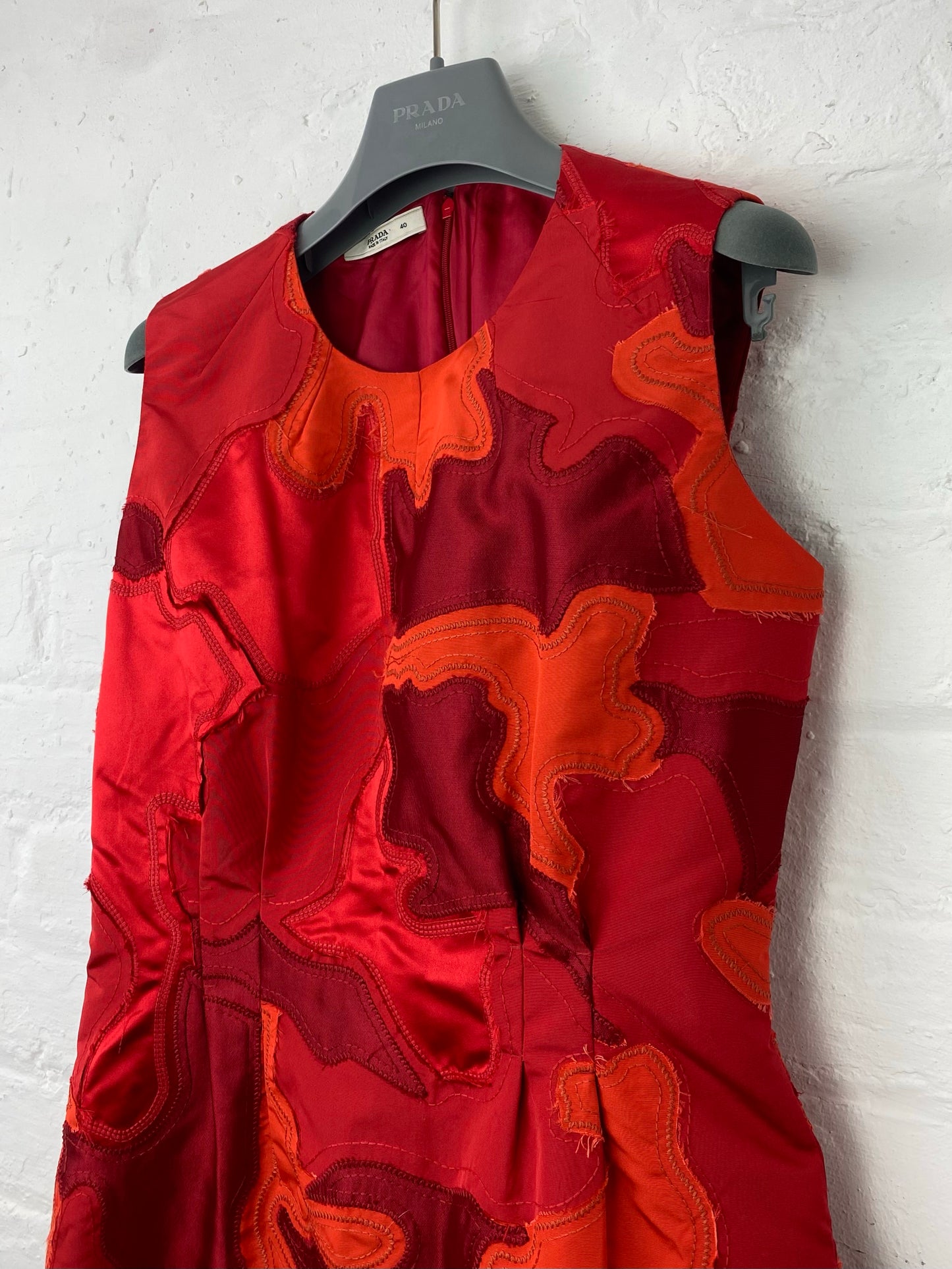 SS 07 Prada Silk Camo Dress