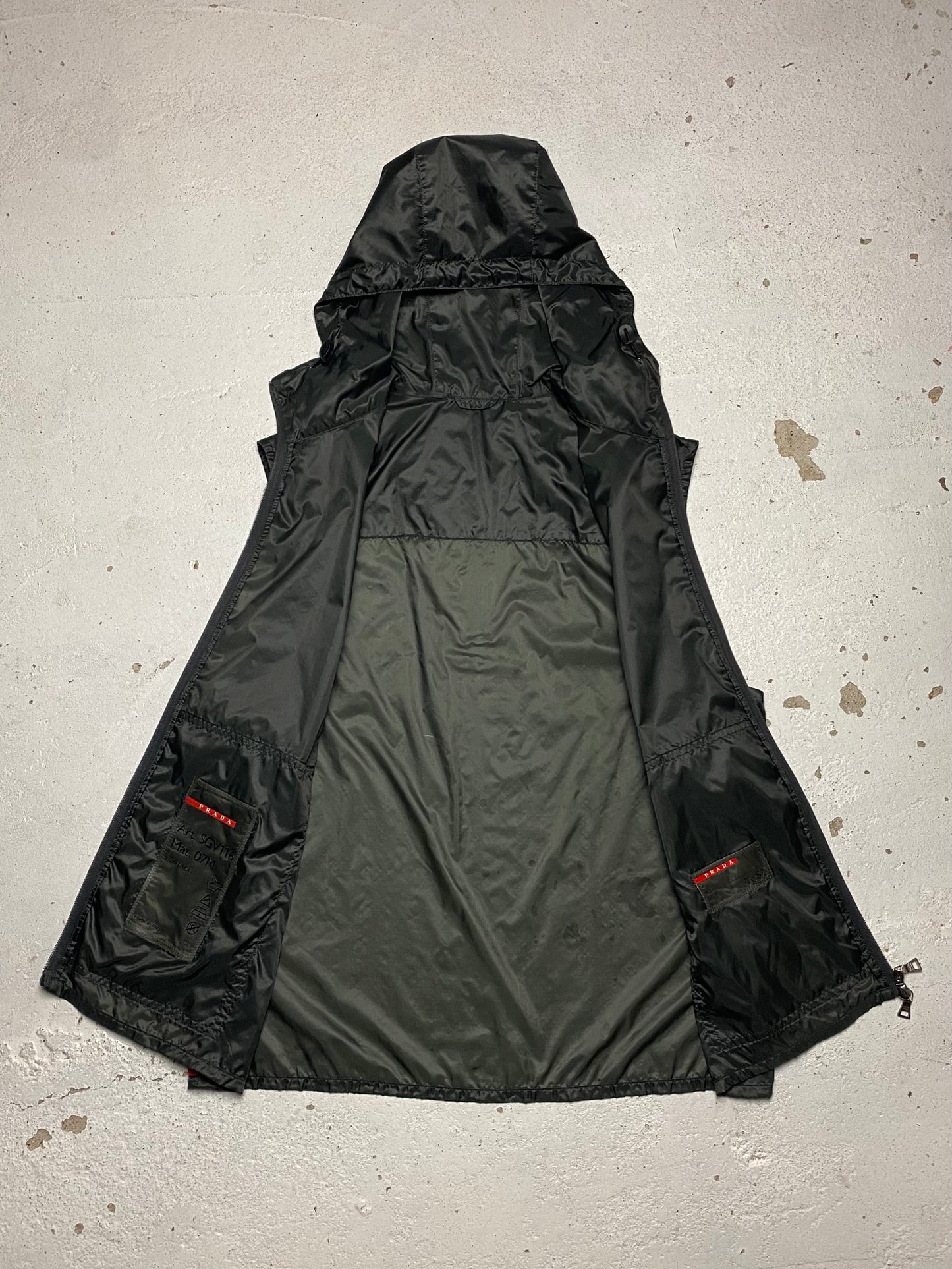 SS 99 Prada Sport Nylon Hooded Vest