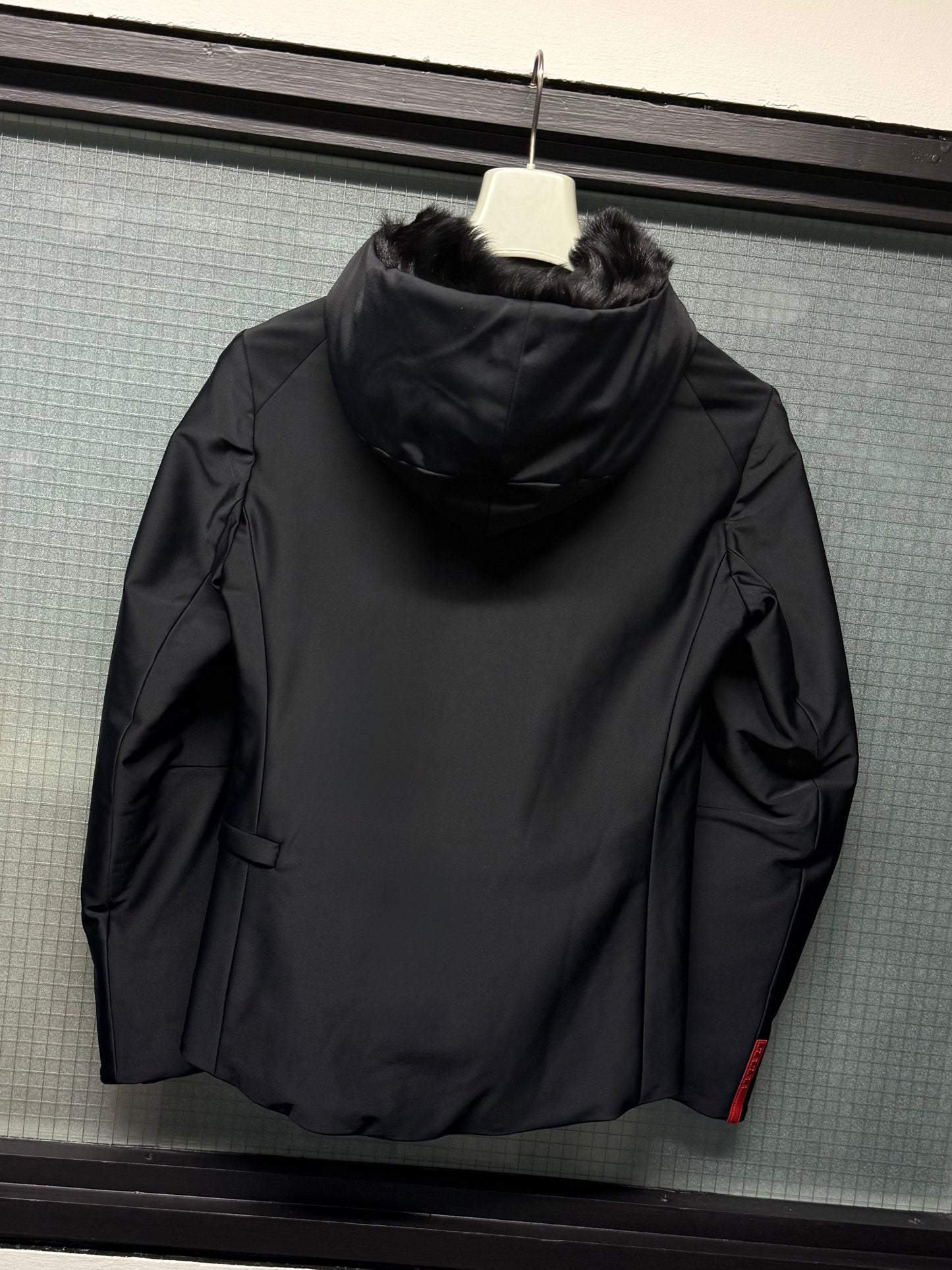 Prada Sport Fur Lined Hood Ski Jacket