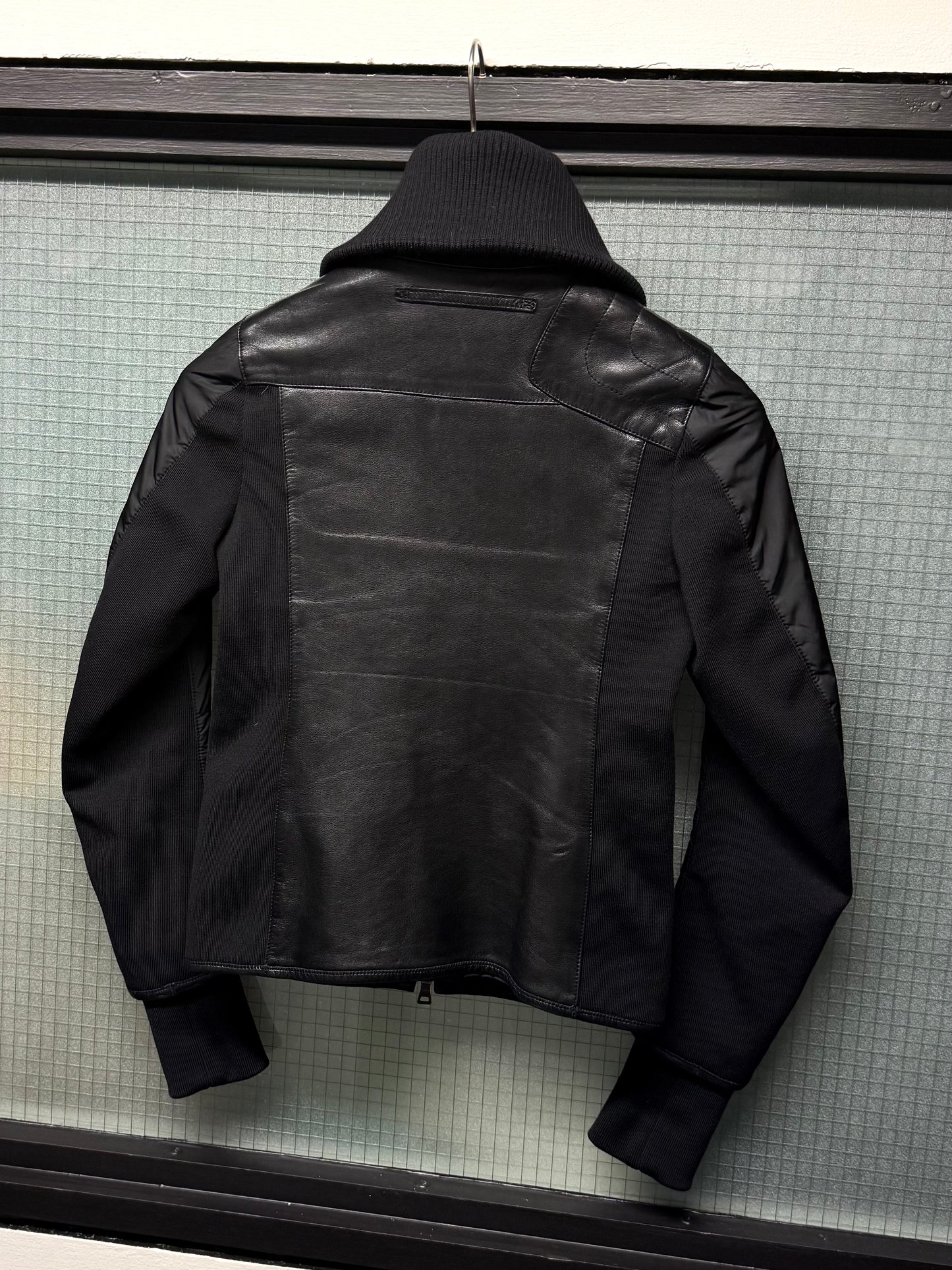 Prada Sport Leather Panelled Jacket
