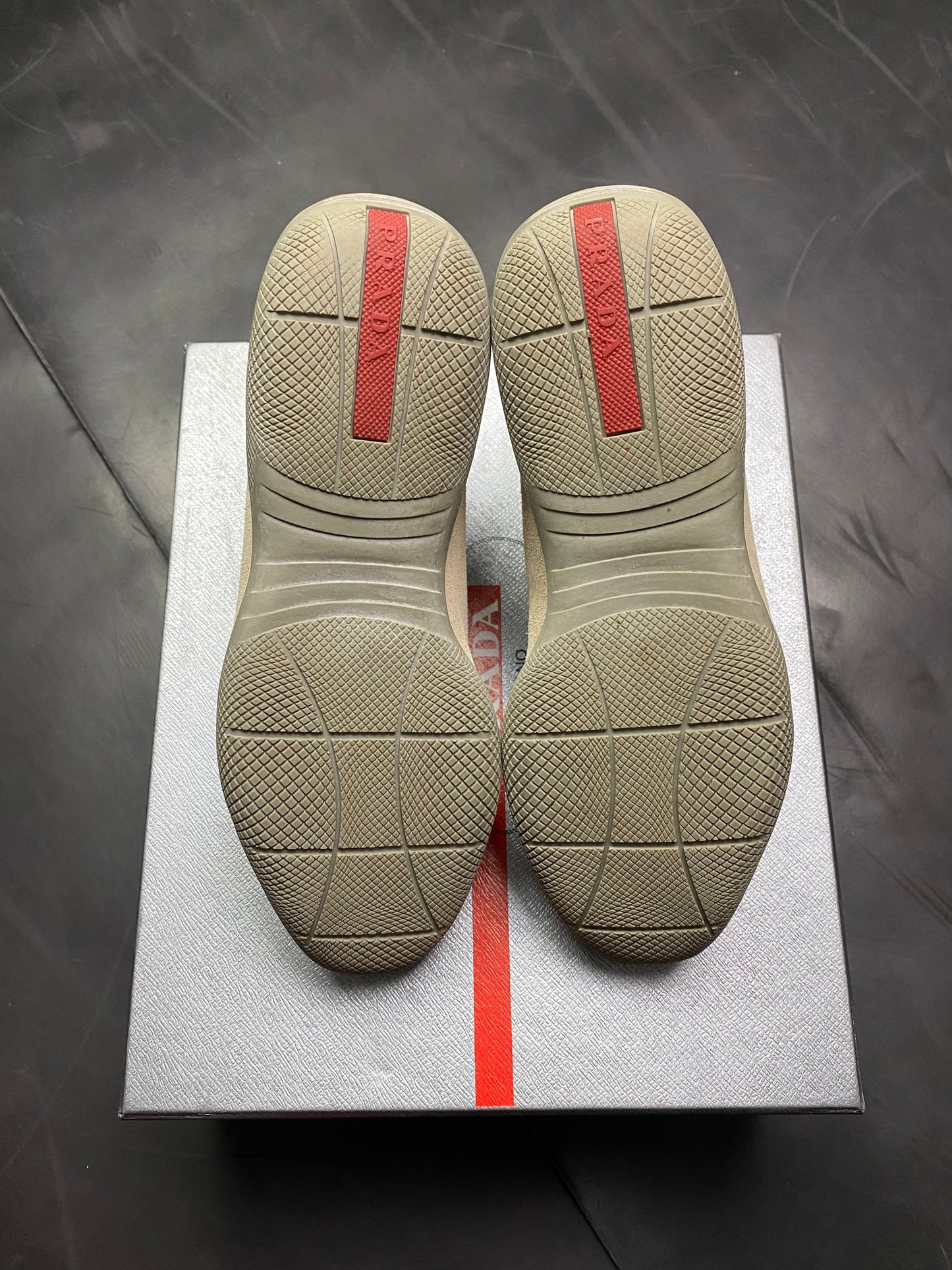 Prada Linea Rossa Suede Trainers