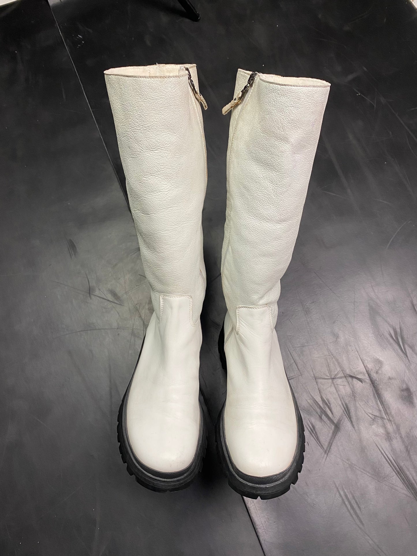 2004 Prada Sport Lug Sole Boots