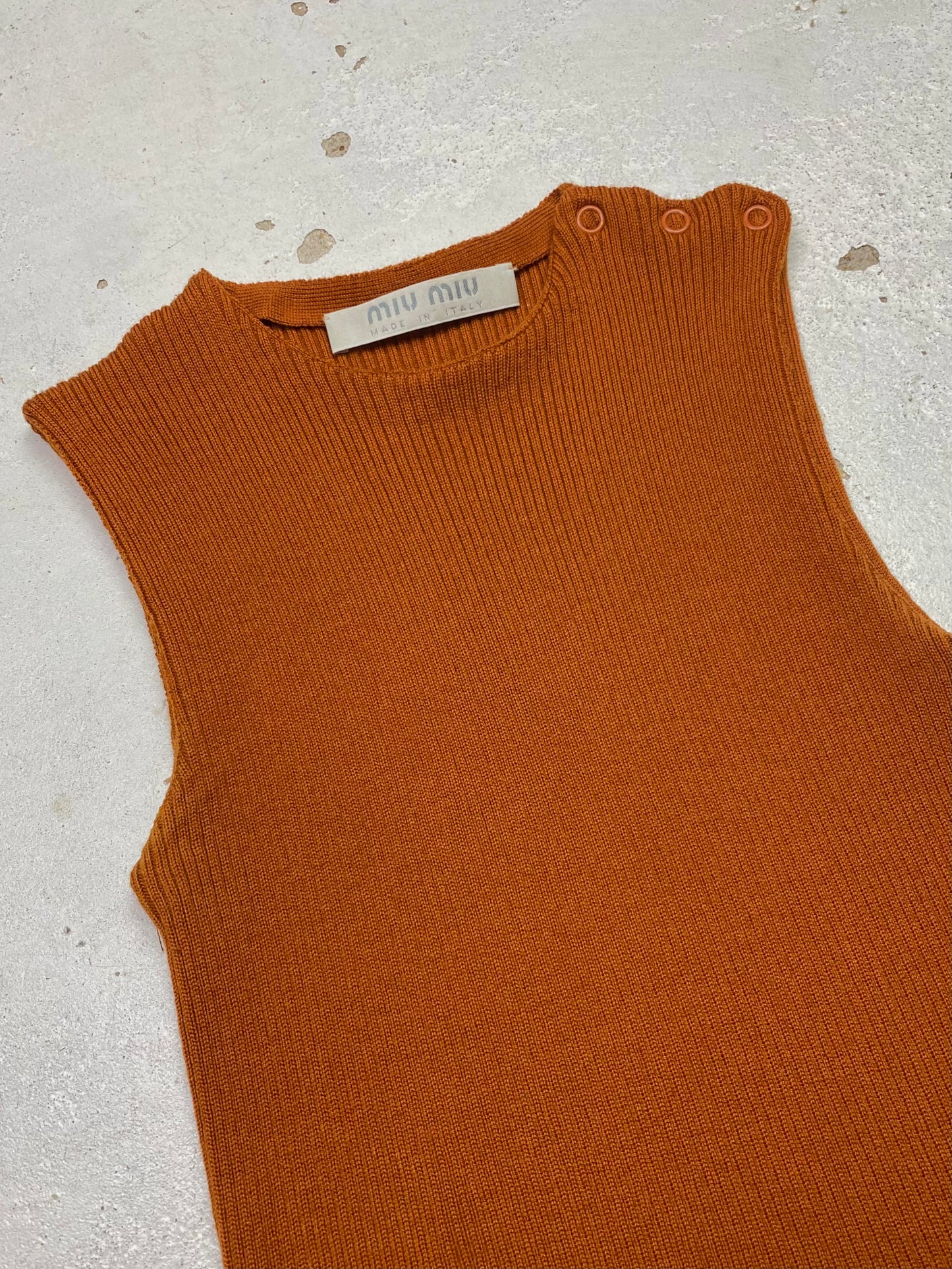 FW 99 Miu Miu Wool Vest