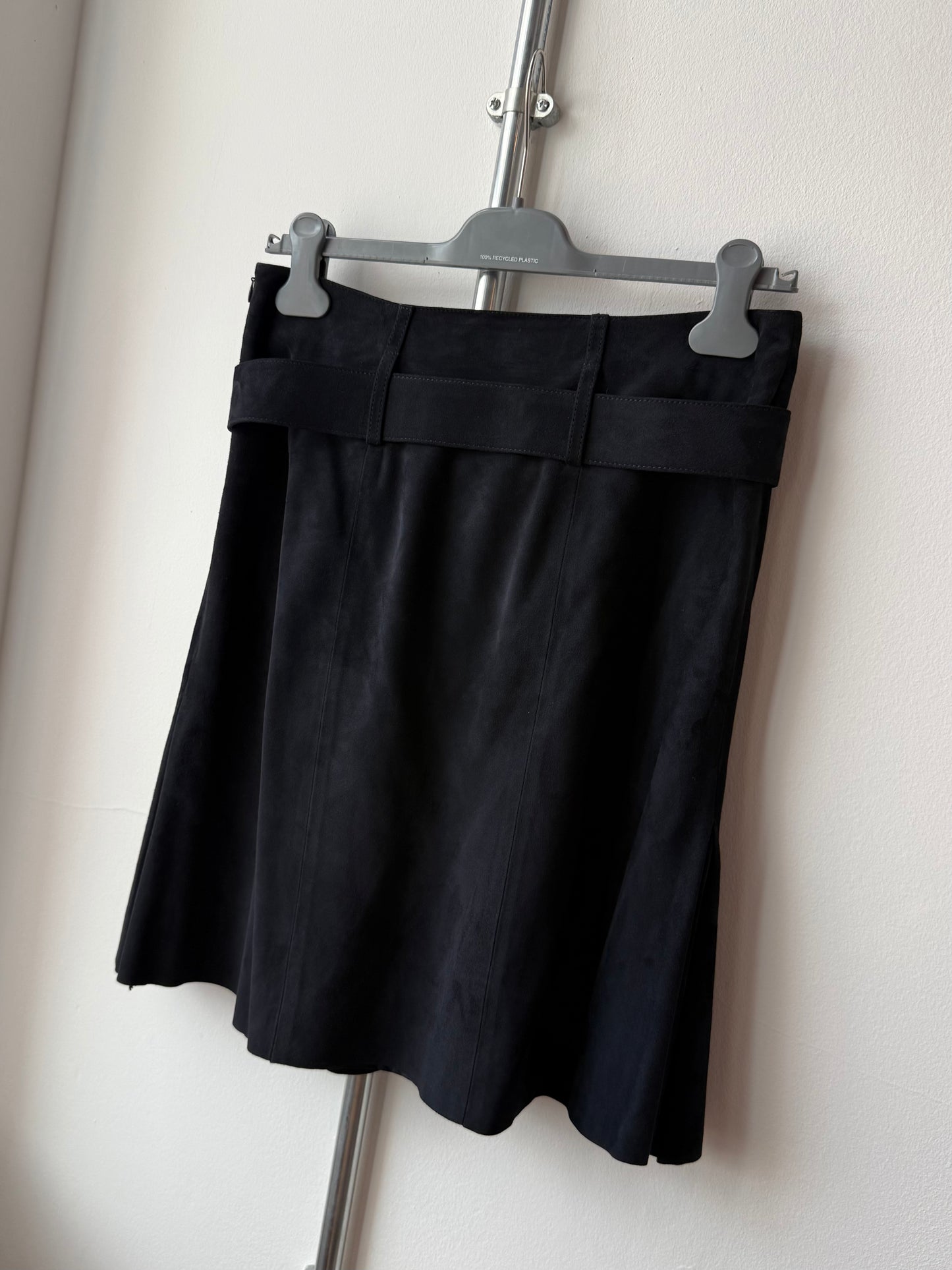 SS 02 Prada Suede Skirt