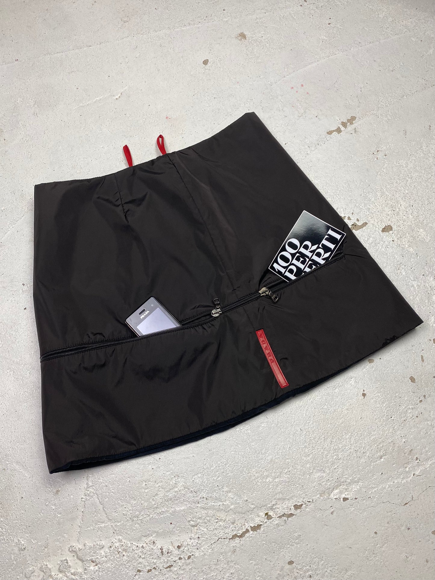 FW 99 Prada Sport Tech Miniskirt