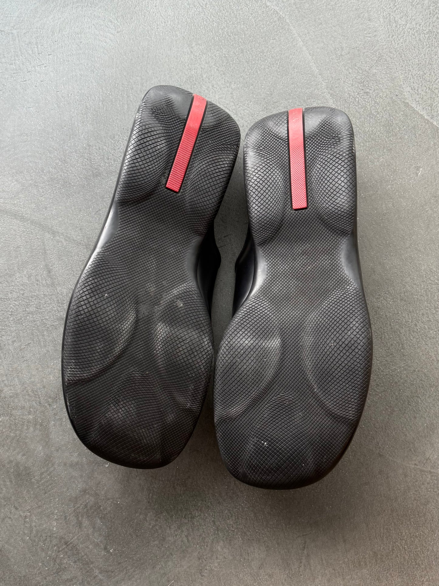 Prada Sport Leather & Mesh Mules