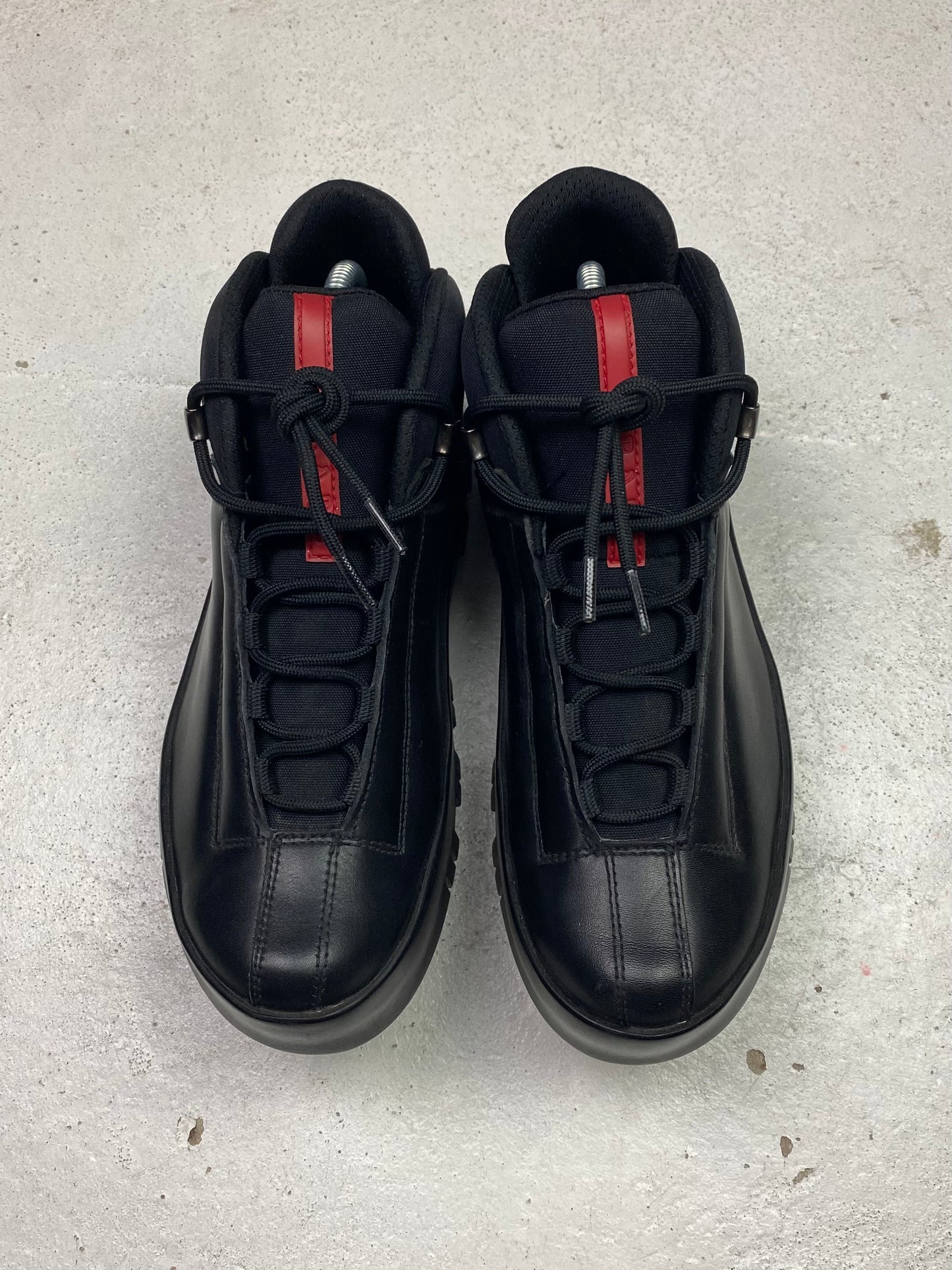 Prada Sport Leather Hiking Boots