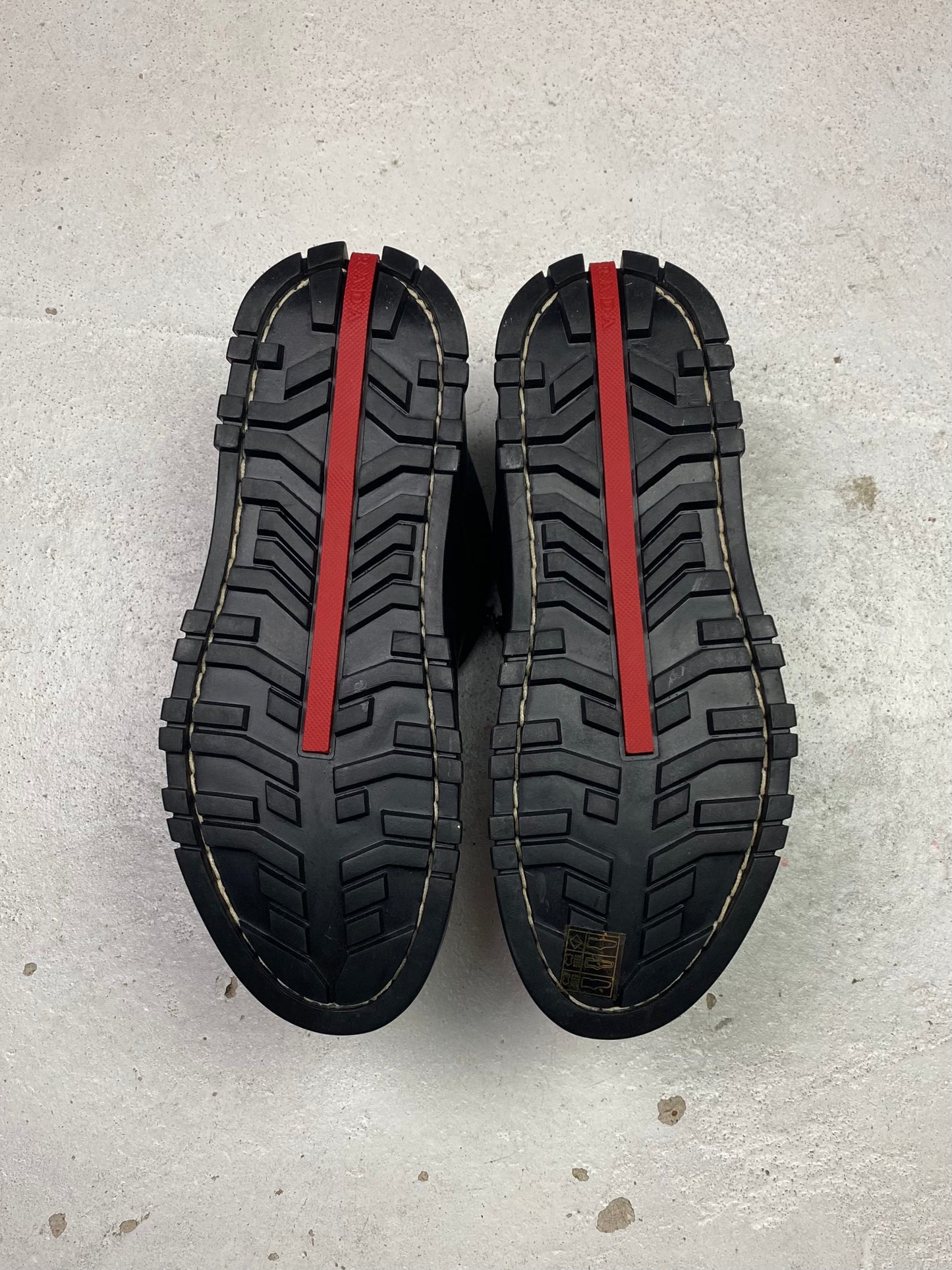 Prada Sport Leather Hiking Boots