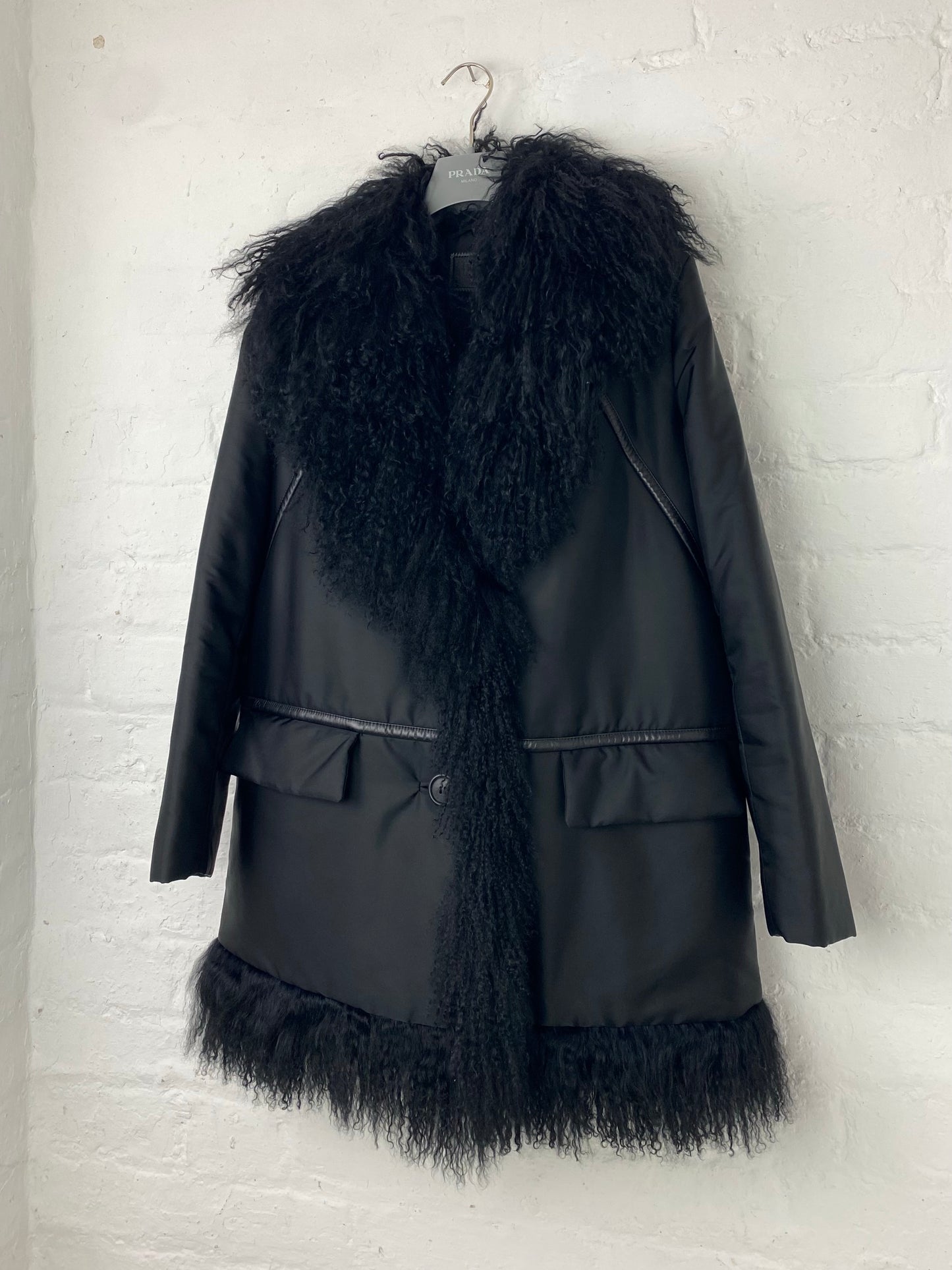 FW 14 Prada Afghan Coat