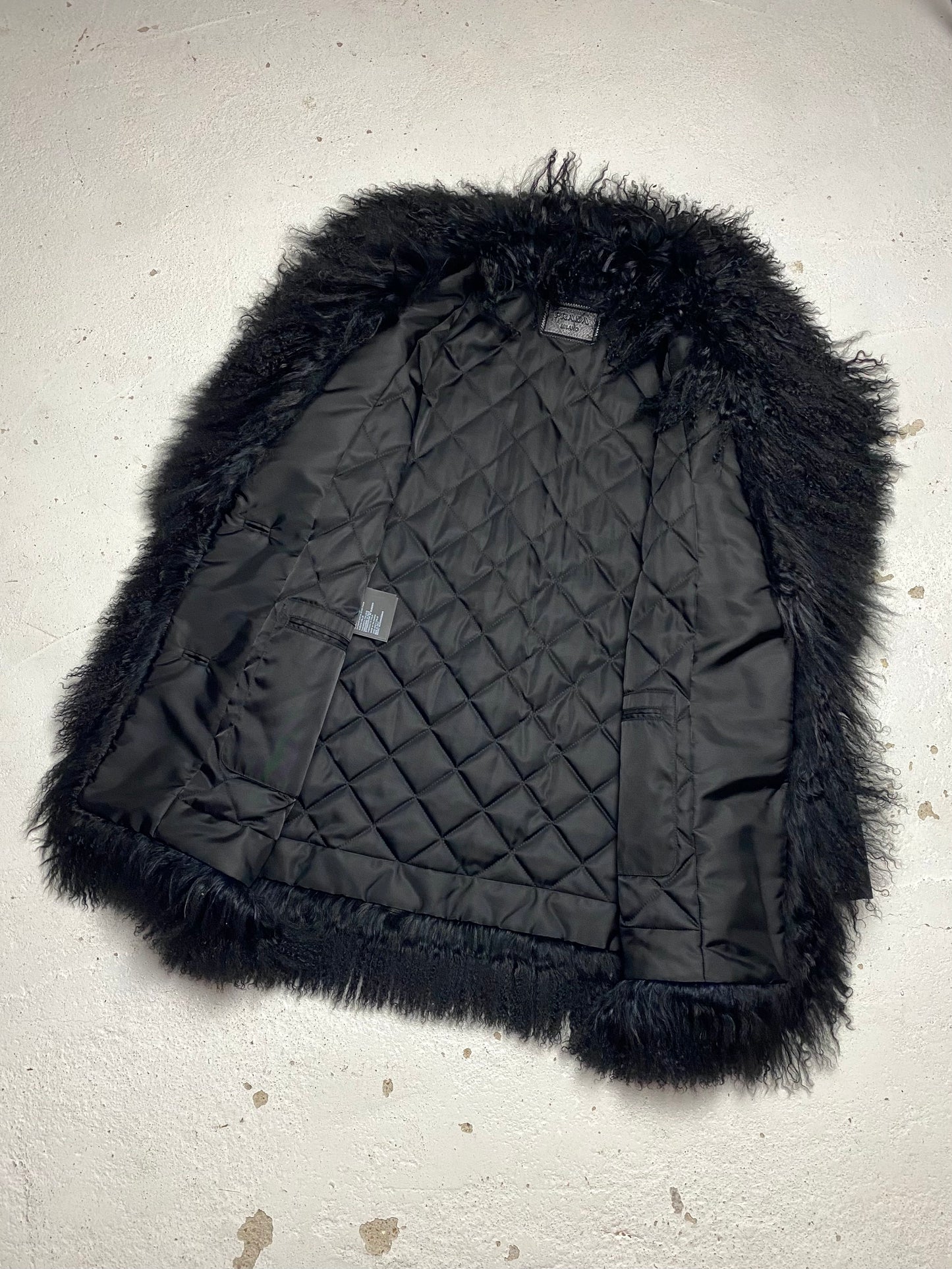 FW 14 Prada Afghan Coat