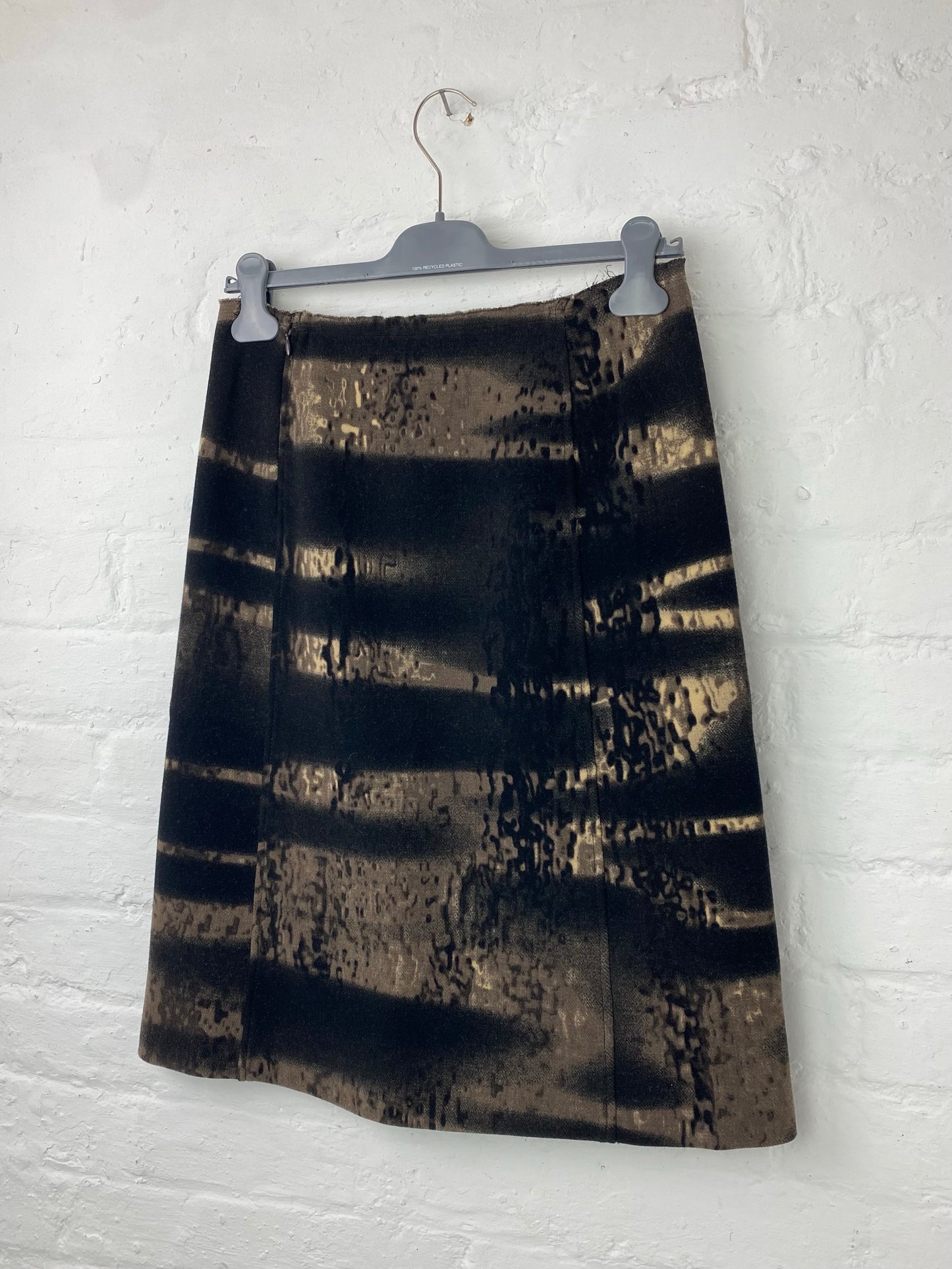 FW 04 Prada Wool Skirt