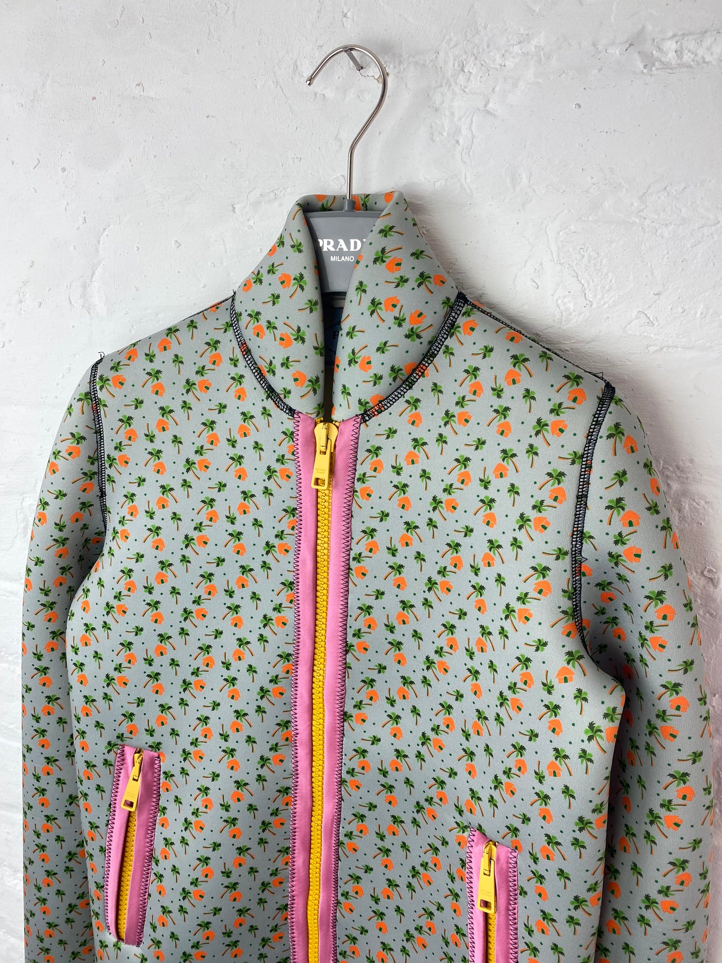 SS 17 Prada Palm Tree Neoprene Set