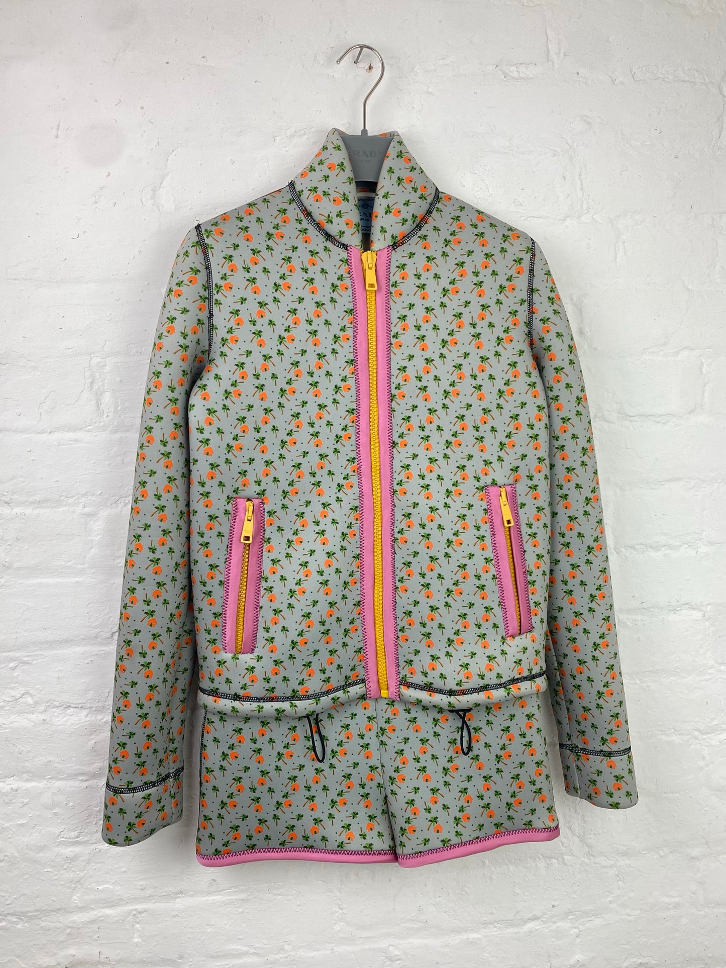 SS 17 Prada Palm Tree Neoprene Set