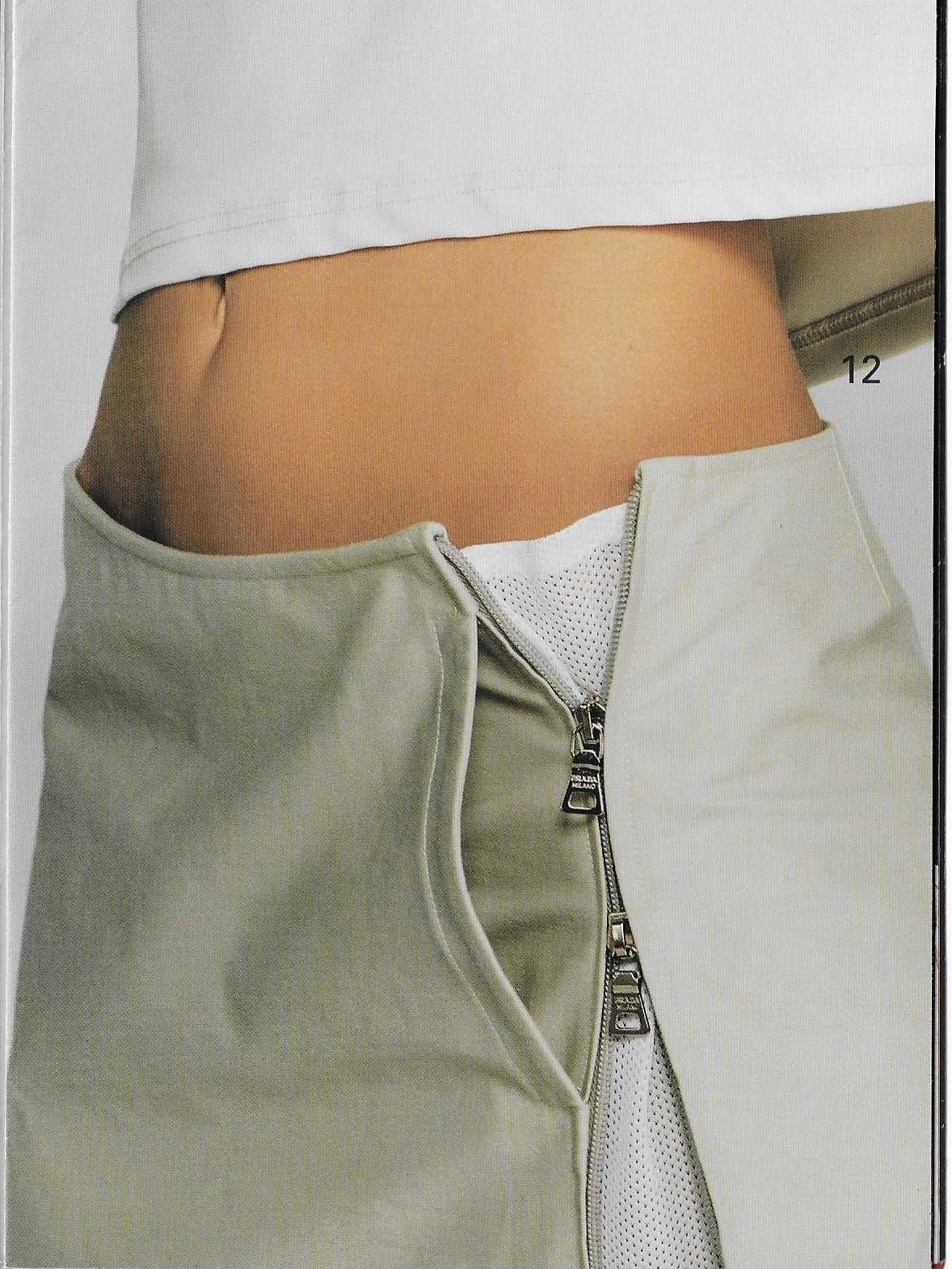 SS 99 Prada Sport Mini Skirt