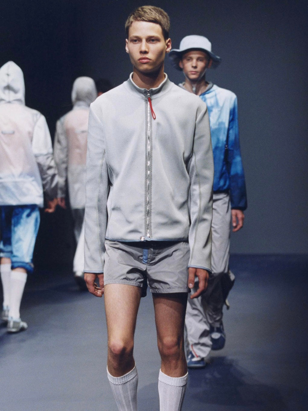 SS 00 Prada Sport Mesh Panelled Jacket