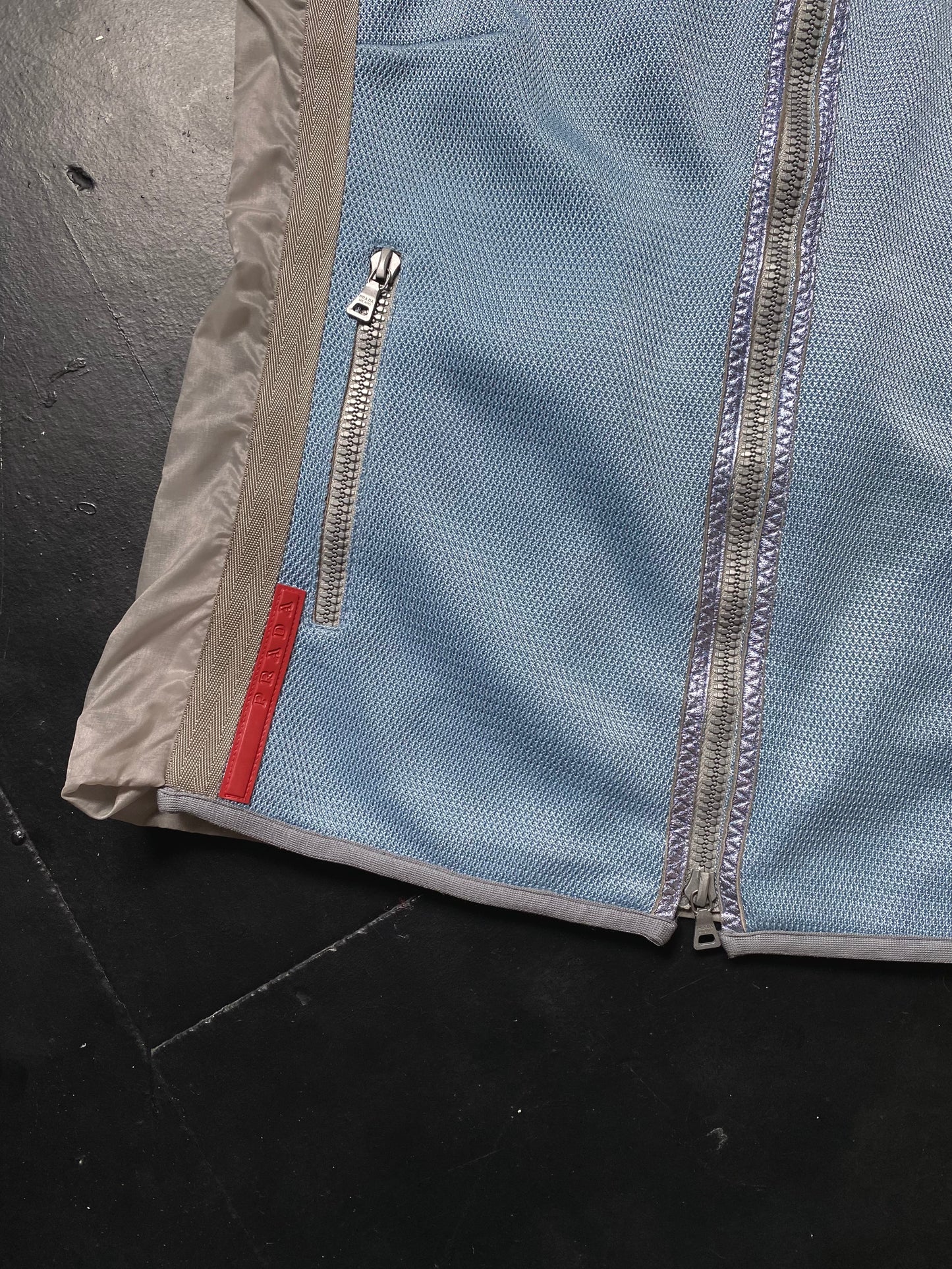 SS 00 Prada Sport Convertible Mesh Vest