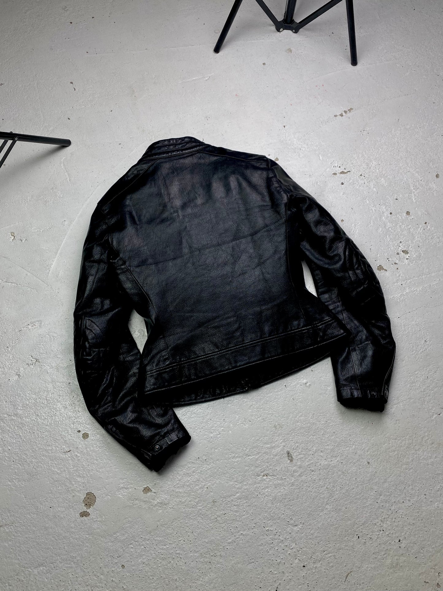 SS 01 Prada Sport Leather Moto Jacket