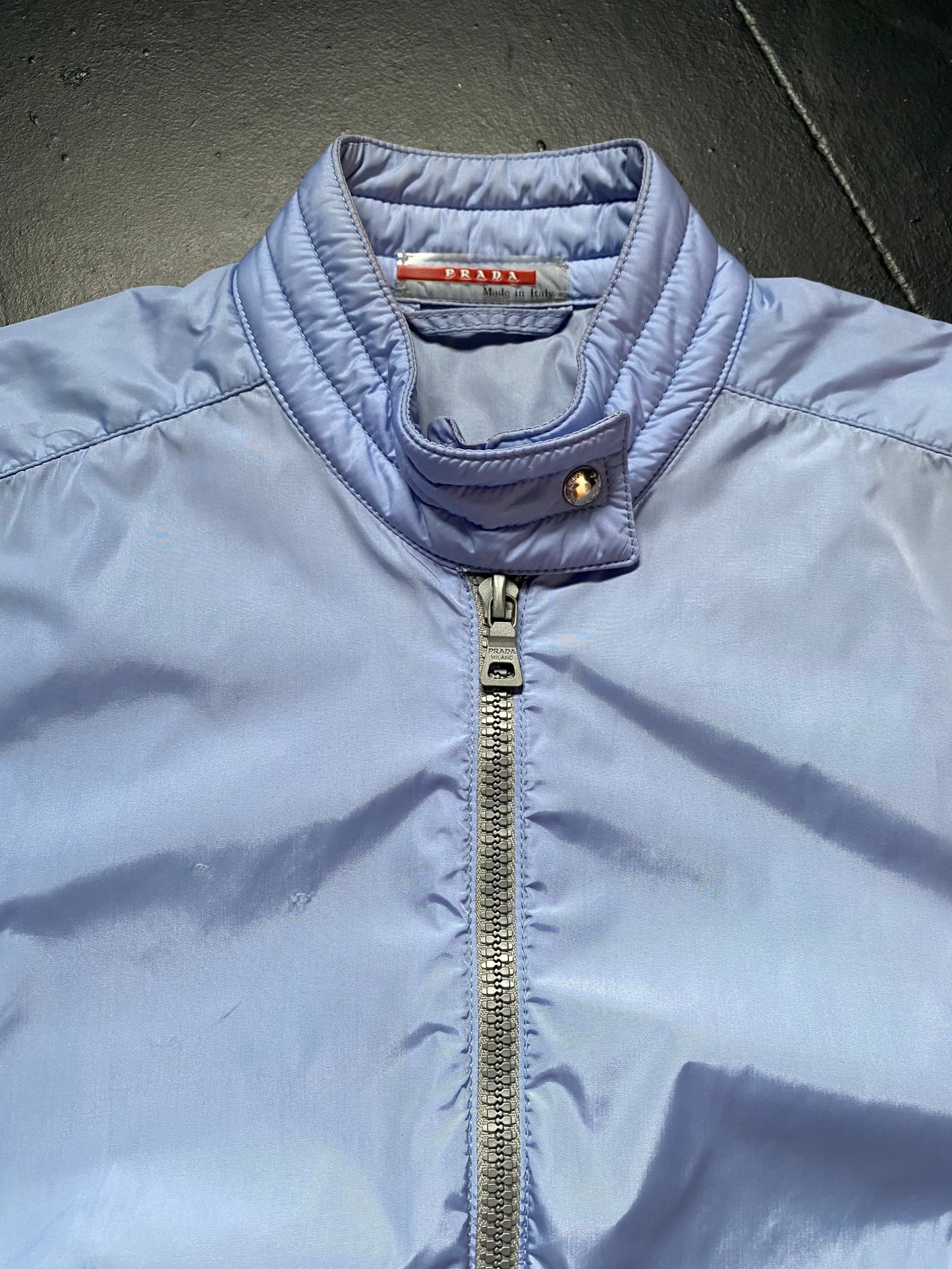 SS 00 Prada Sport Nylon Moto Jacket
