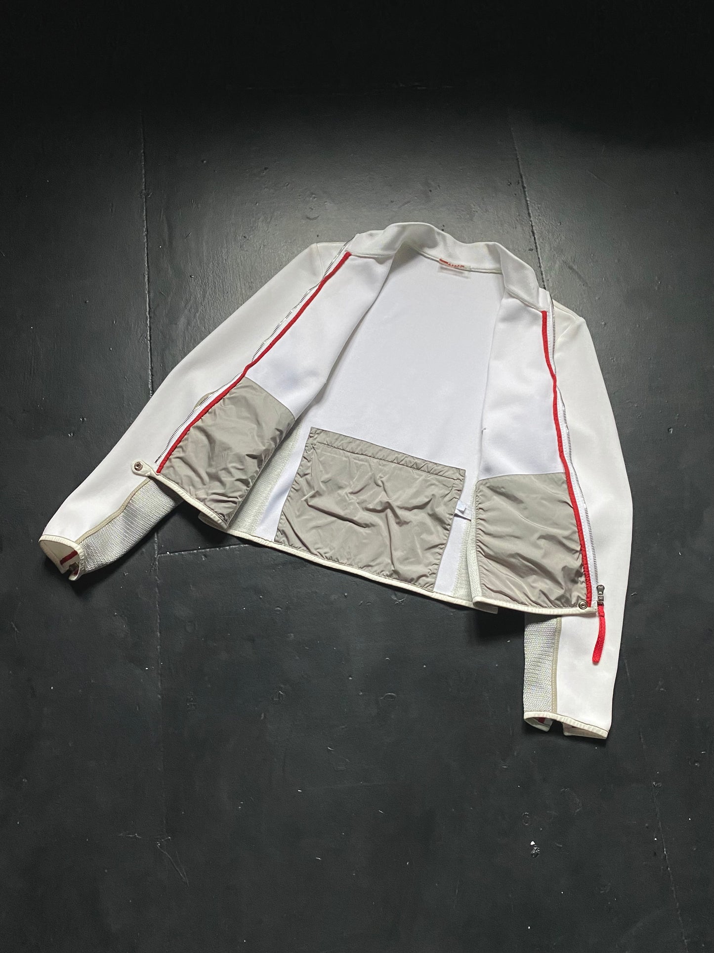 SS 00 Prada Sport Mesh Panelled Jacket