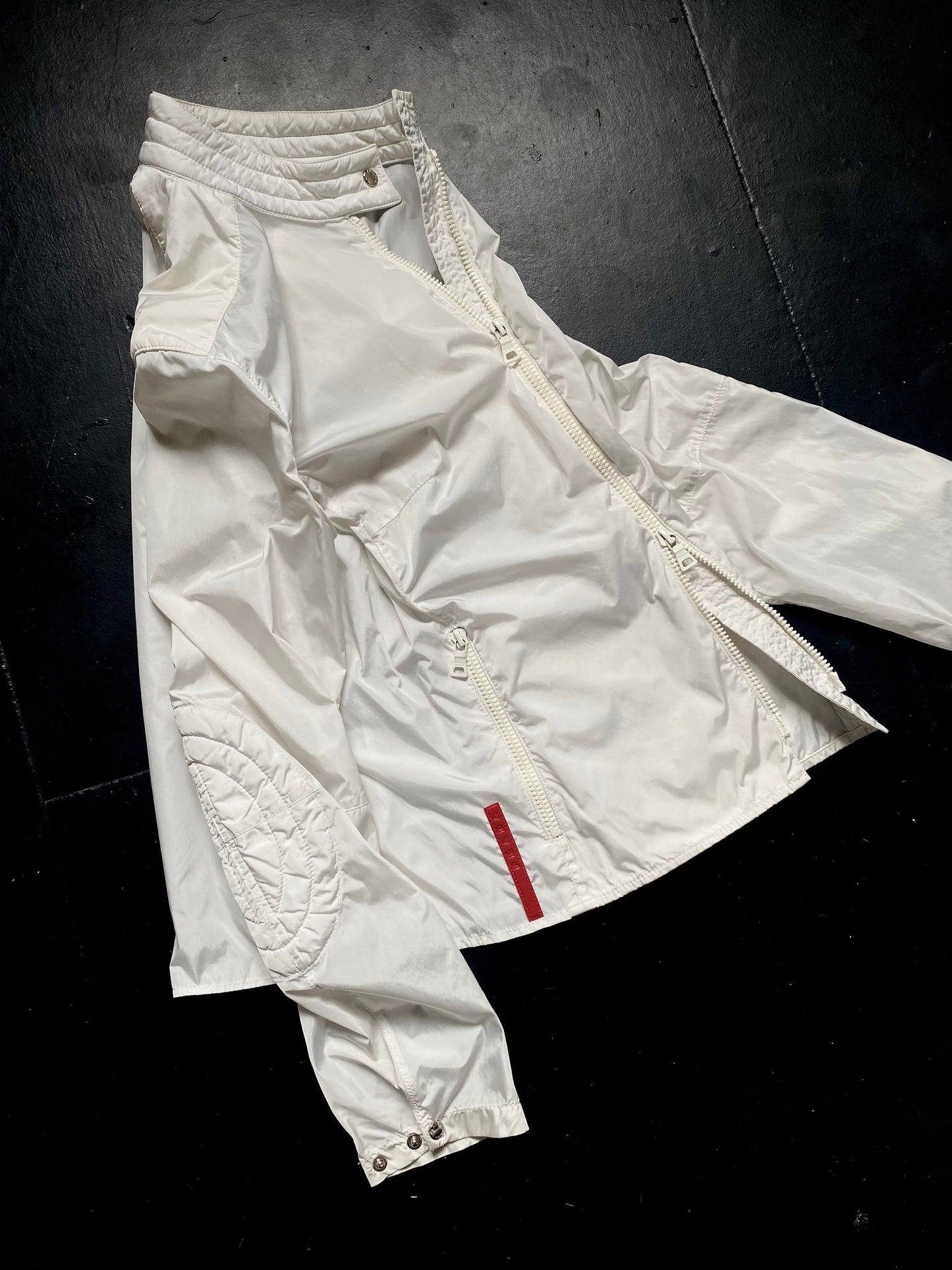 SS 00 Prada Sport Nylon Moto Jacket