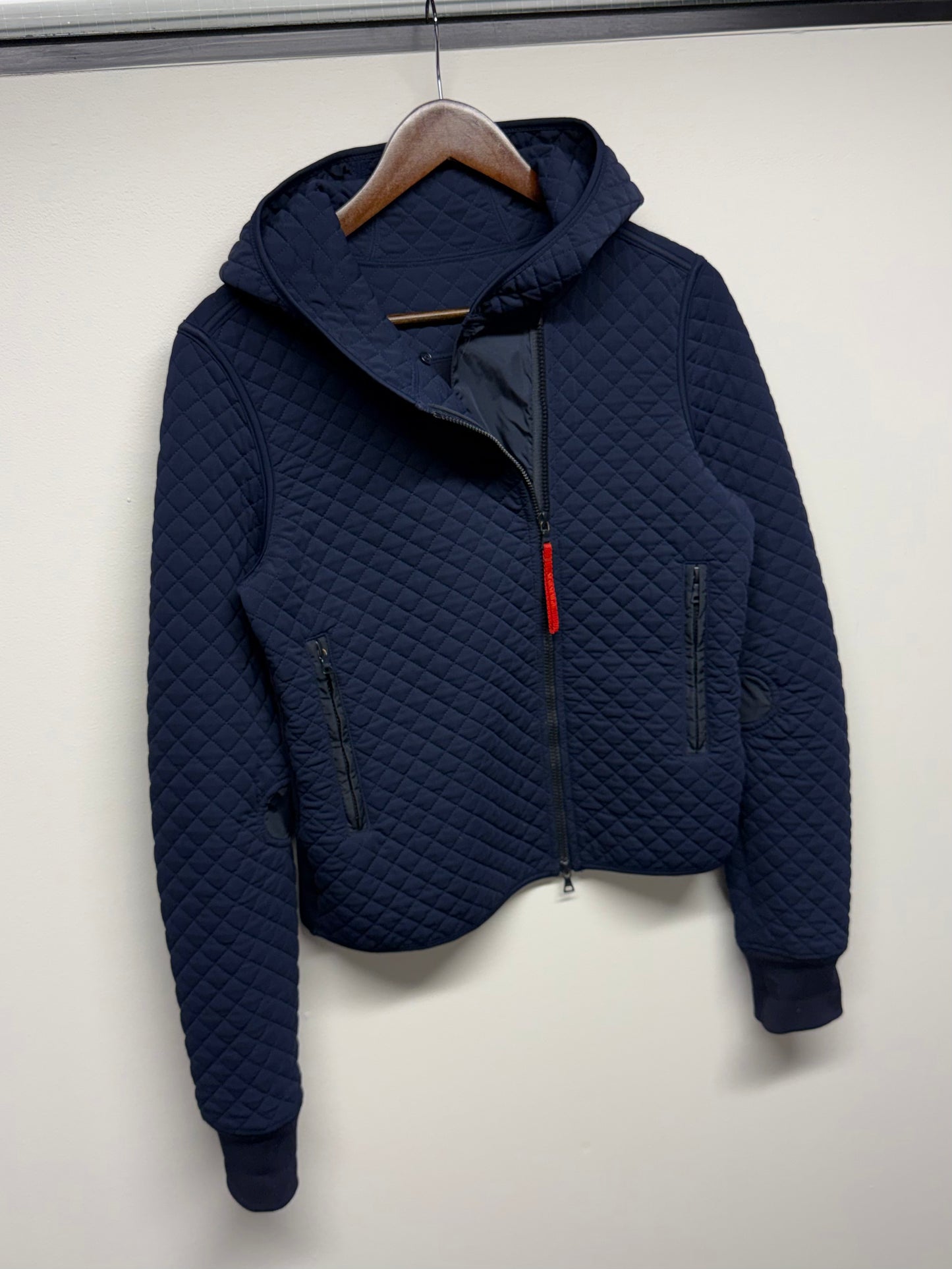 Prada Sport Quilted Hooded Jacket