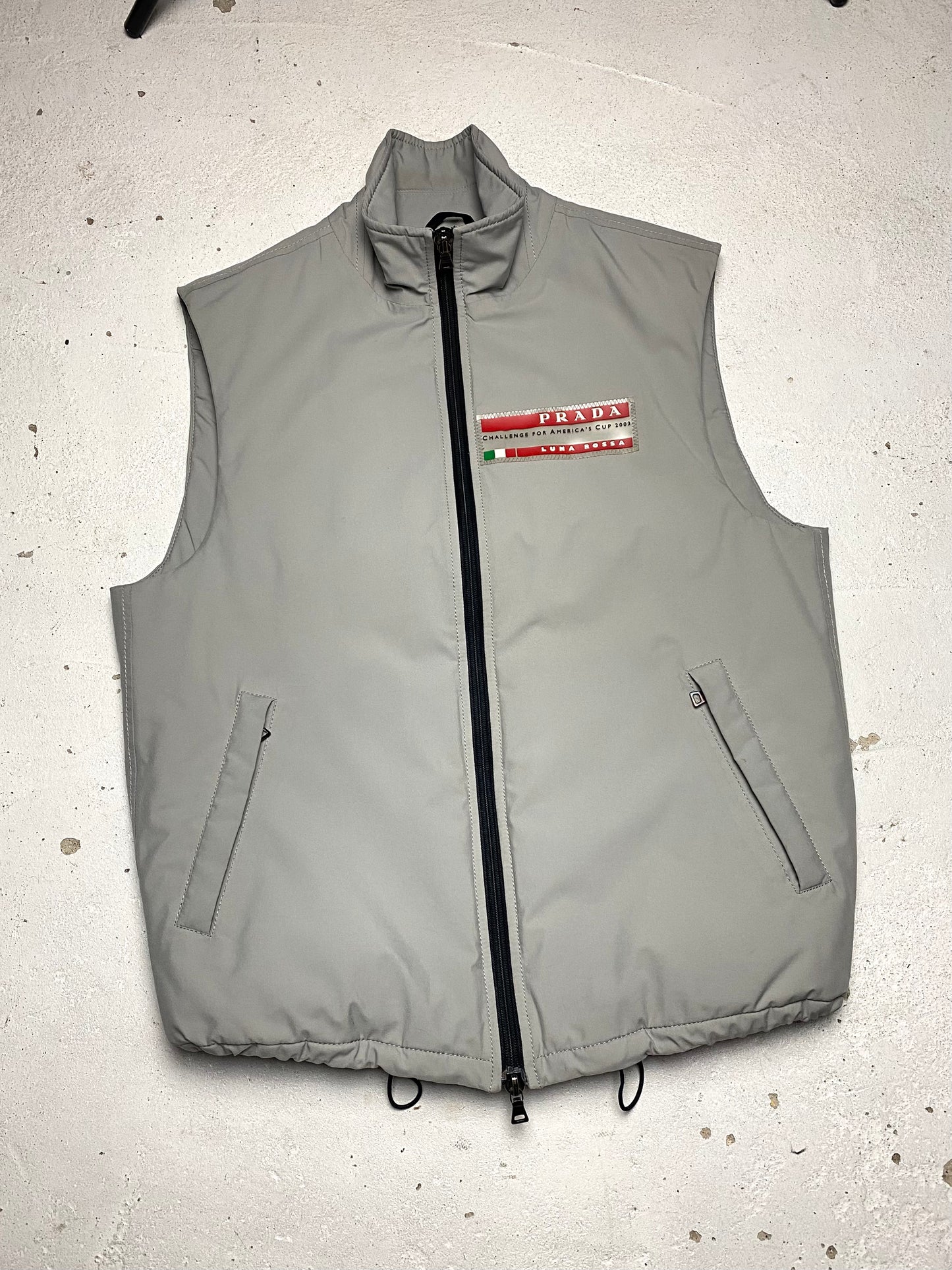 2003 Prada Luna Rossa Vest – 100PERCERTI 2003 Prada Luna Rossa Vest – 100PERCERTI