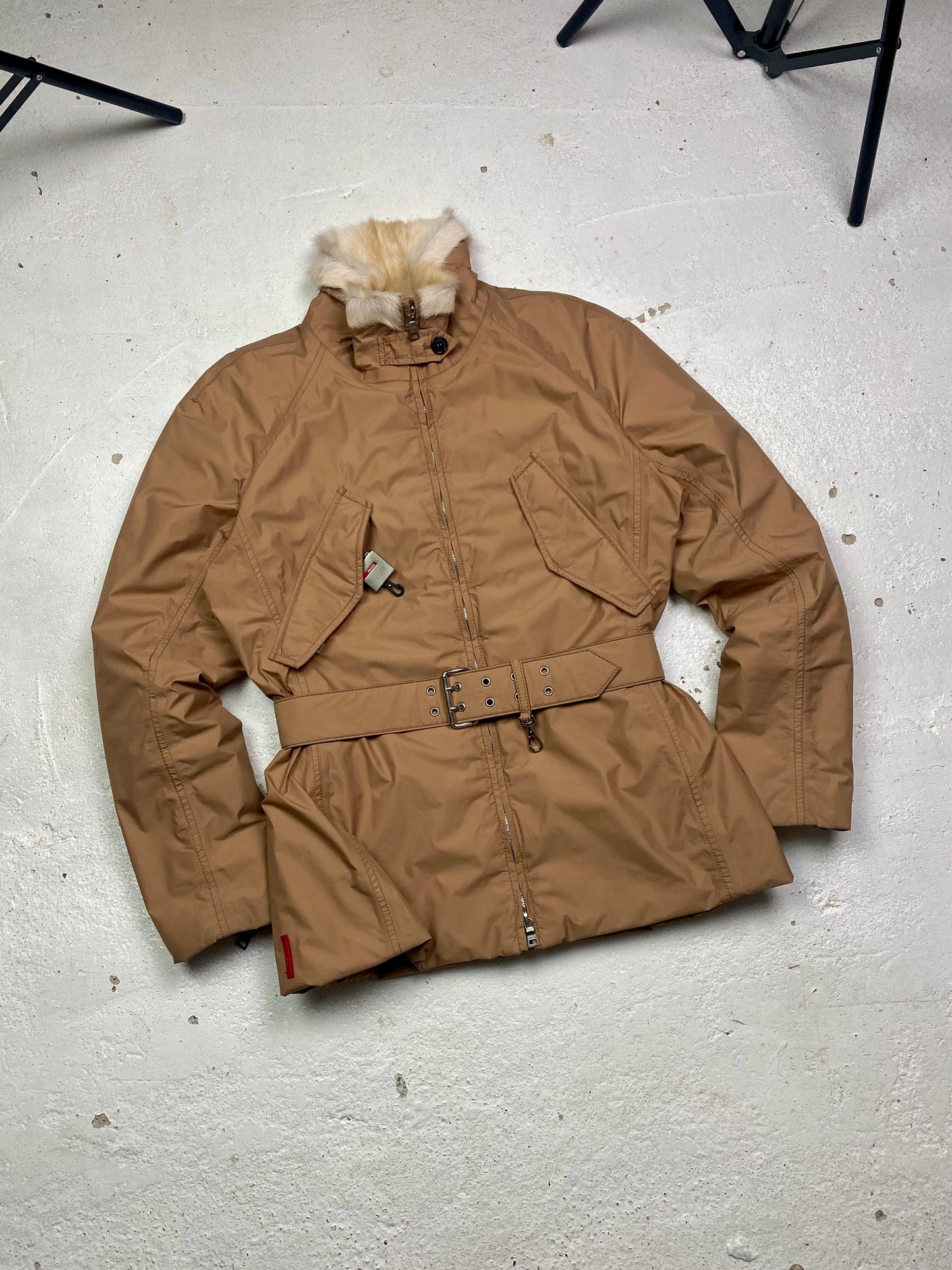 FW 01 Prada Sport Belted Ski Jacket