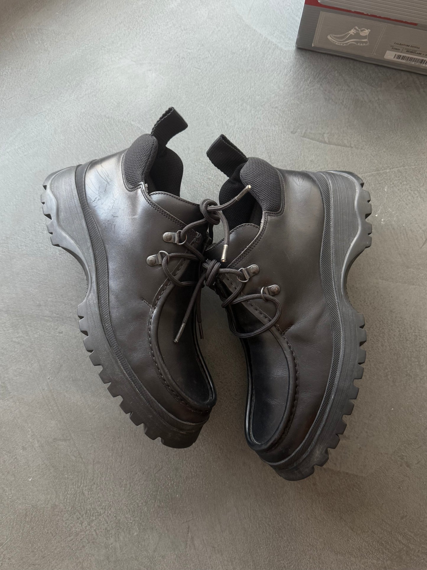 Prada Sport Lug Sole Boots
