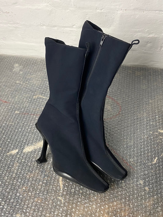 FW 99 Prada Heeled Boots