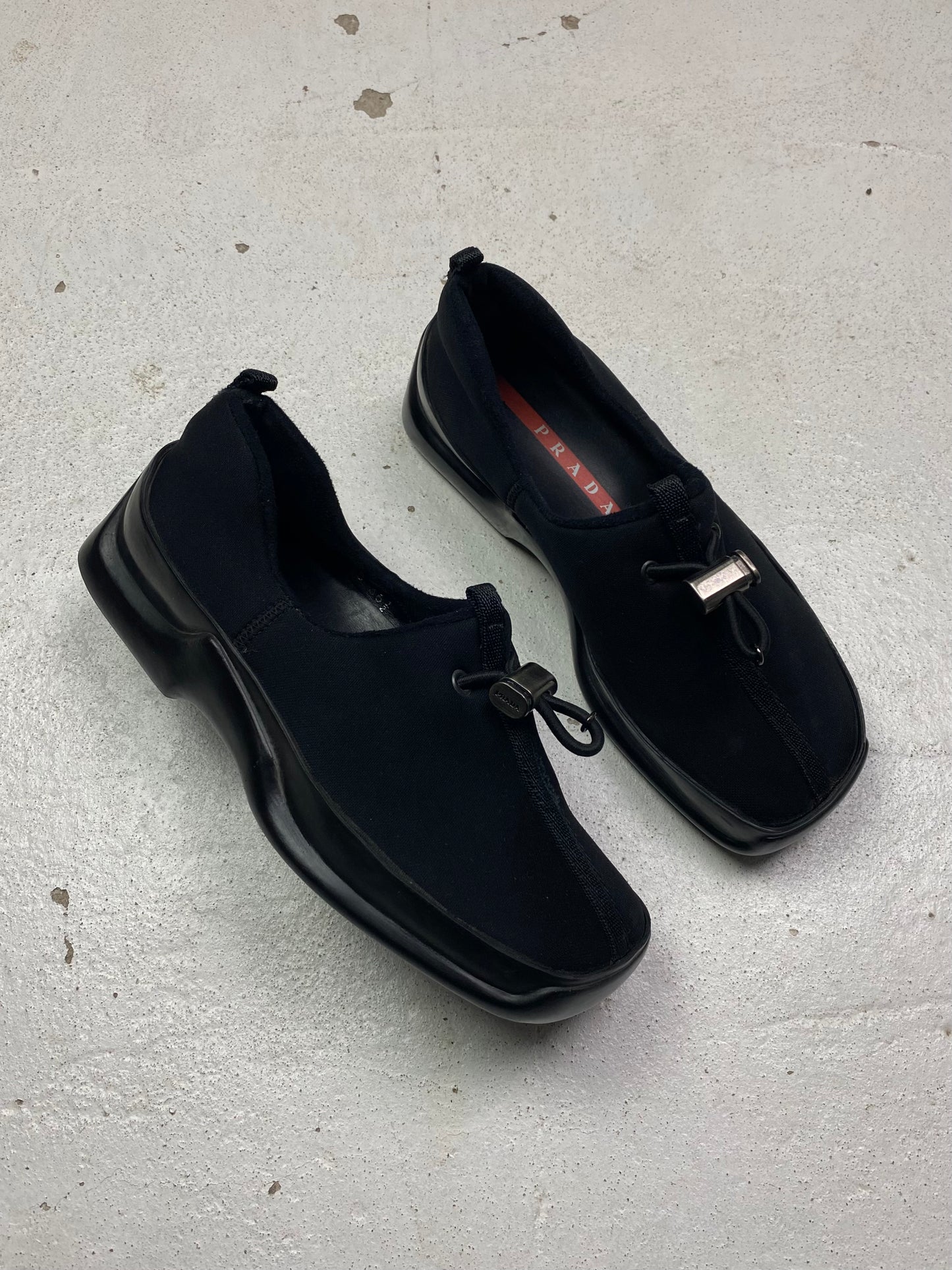 FW 99 Prada Sport Neoprene Slip-On Trainers