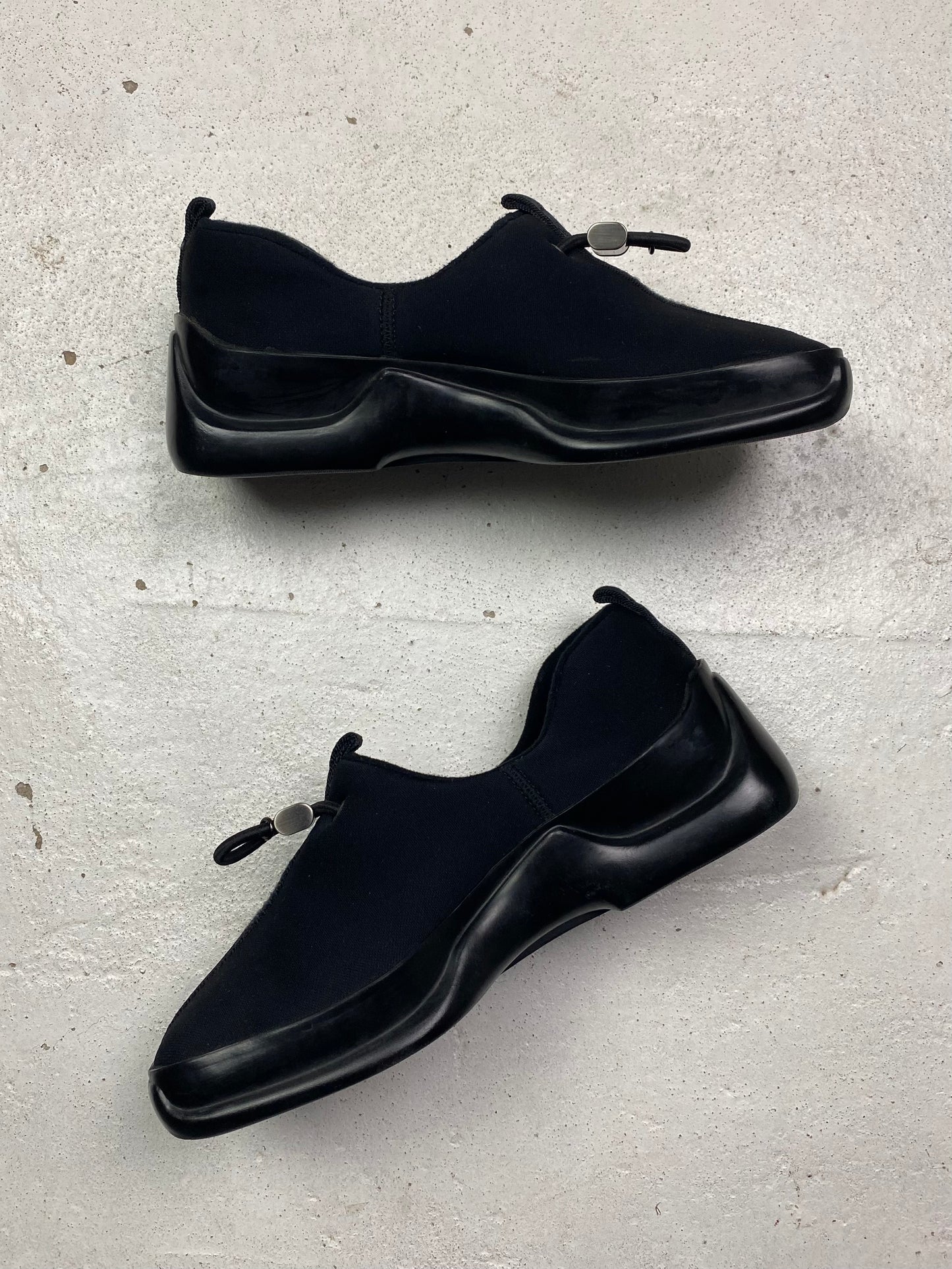 FW 99 Prada Sport Neoprene Slip-On Trainers