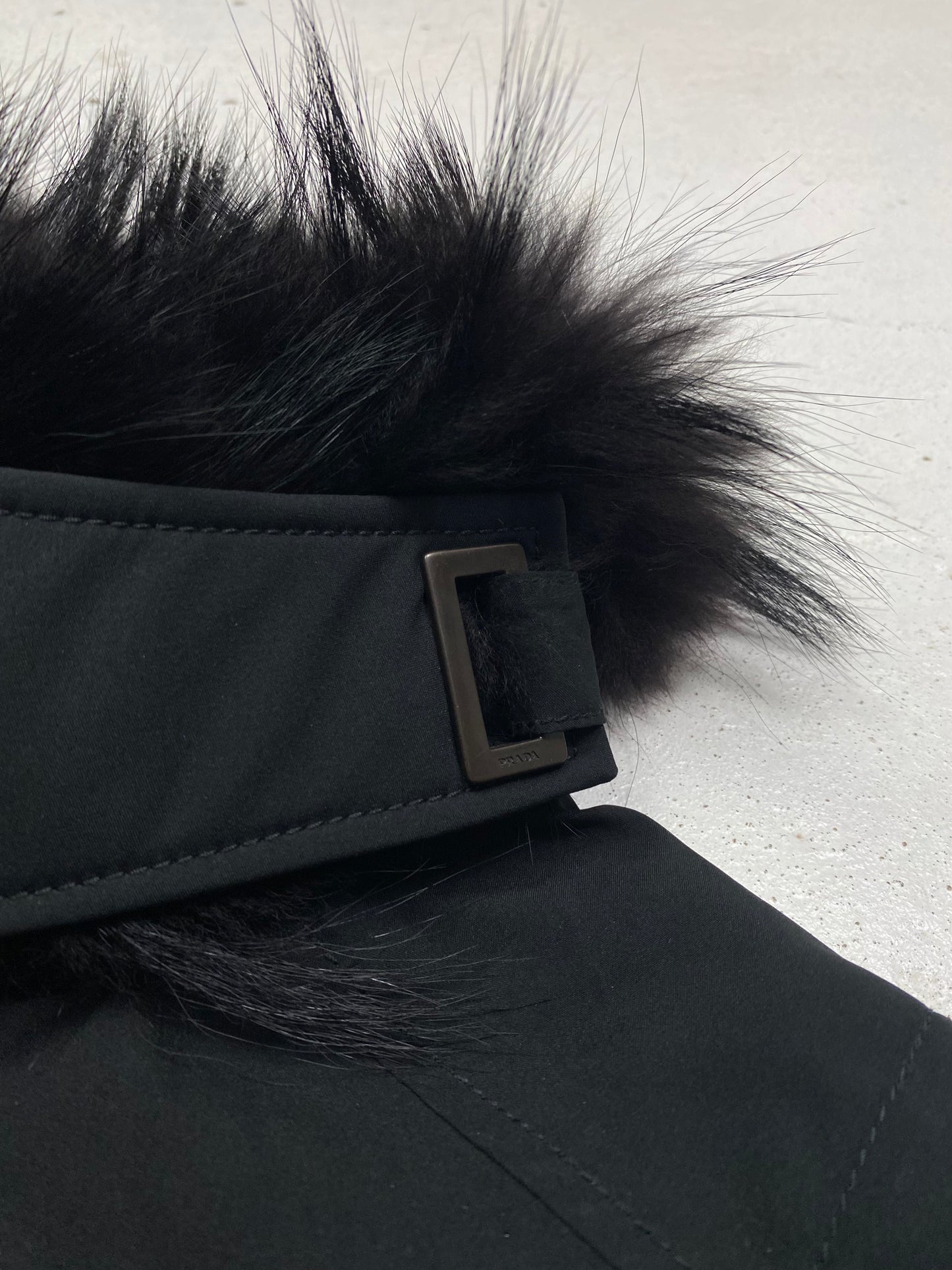 Prada Sport Fur Collar Vest