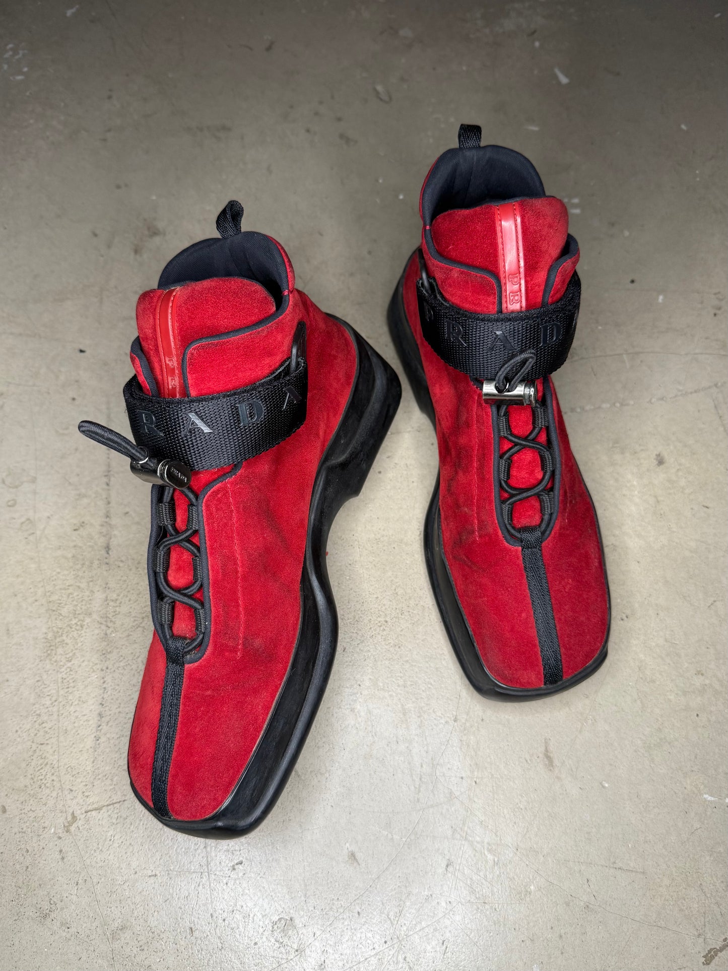 FW 99 Prada Sport Suede Boots