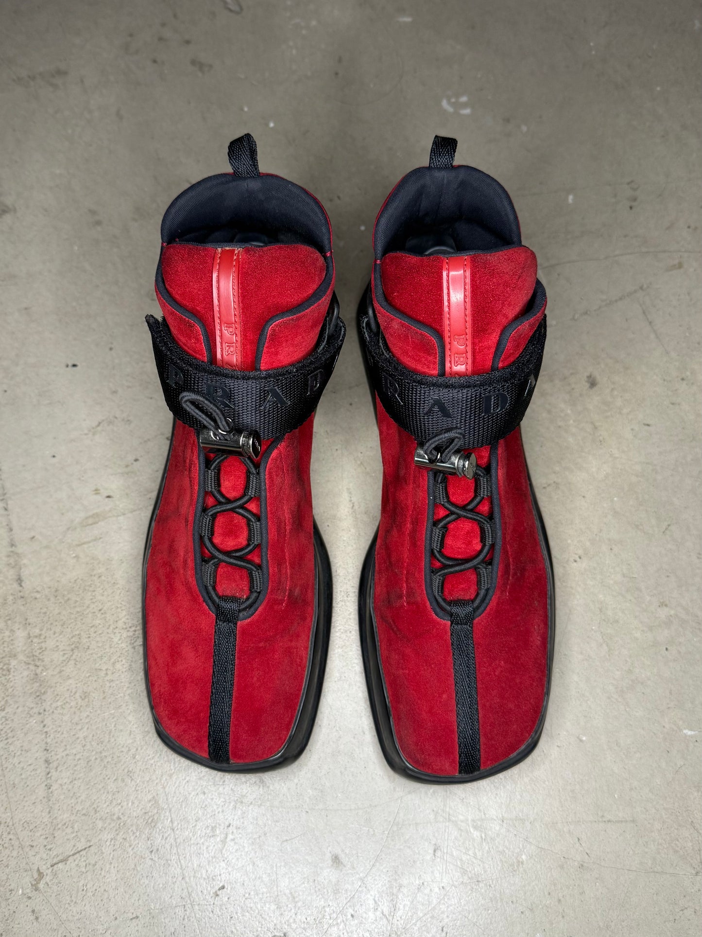FW 99 Prada Sport Suede Boots