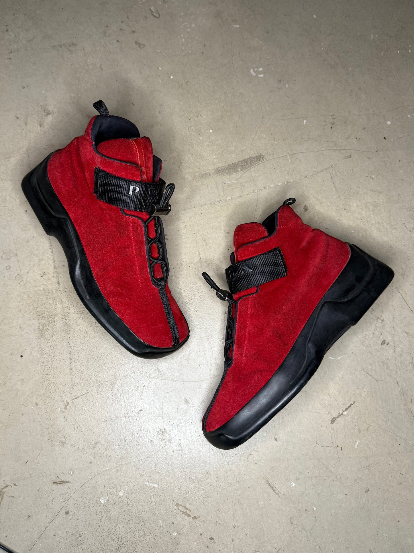 FW 99 Prada Sport Suede Boots