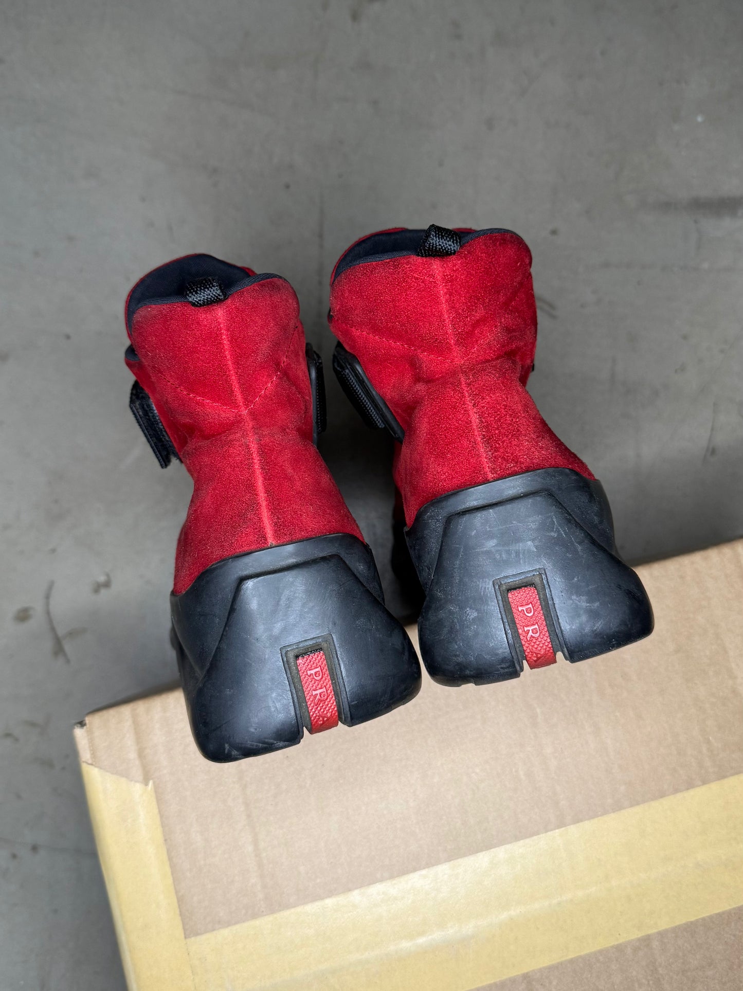 FW 99 Prada Sport Suede Boots