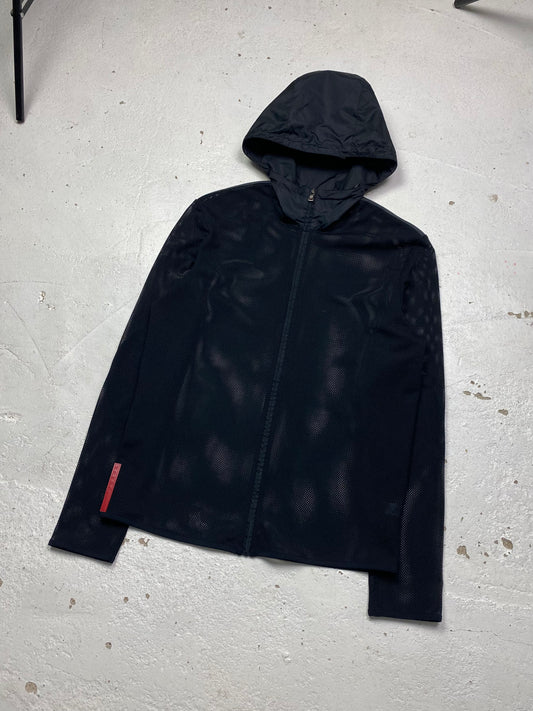 SS 00 Prada Sport Mesh Hoodie